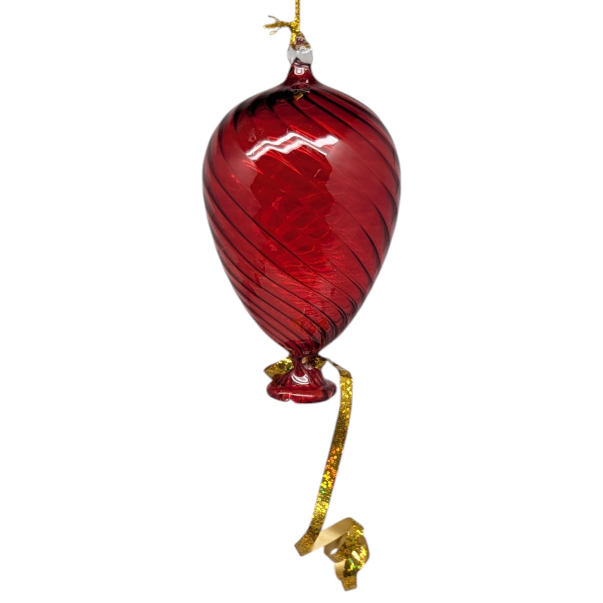 Ruby Red Helium Balloon Ornament