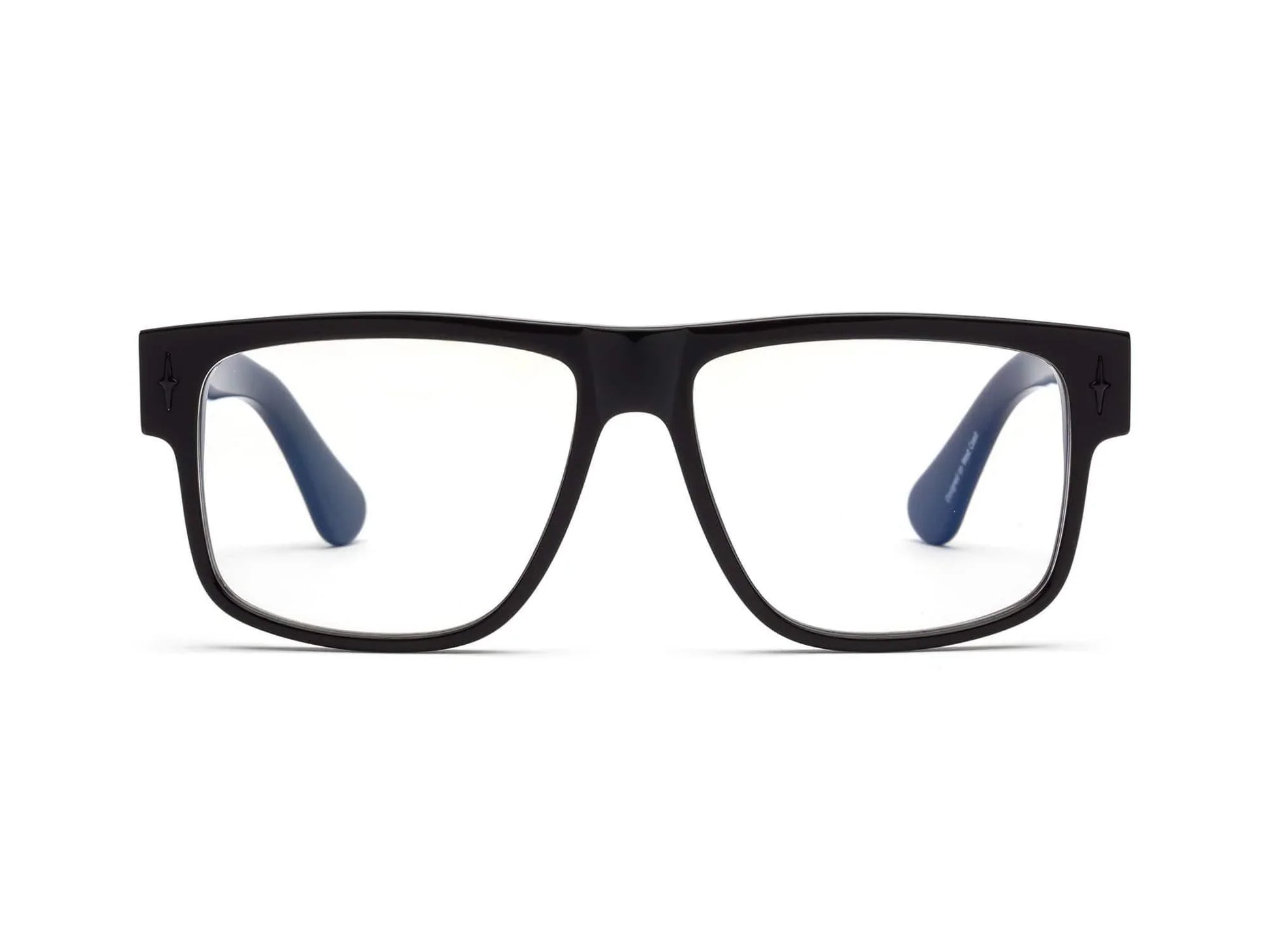 CADDIS Mister Cartoon Reading Glasses - Gloss Black by Harbour Thread