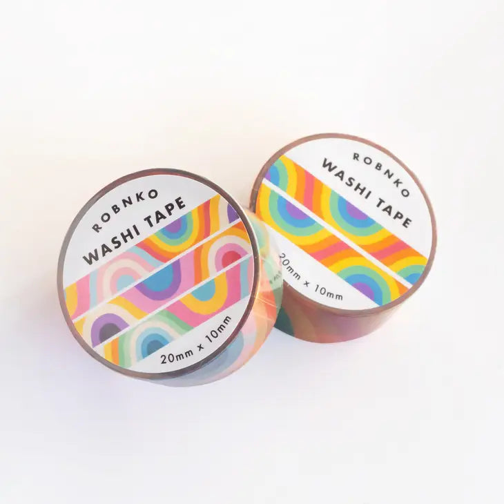 Retro Rainbow Washi Tape by Wild Lark