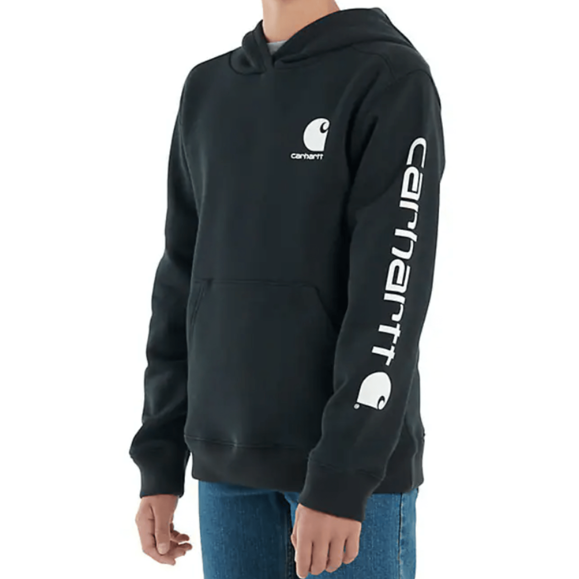 Carhartt Boys' Long Sleeve Graphic Sweatshirt - Black 4-7 by Lenny's Shoe & Apparel