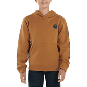 Carhartt Boys' Long Sleeve Graphic Sweatshirt - Carhartt Brown S-XL by Lenny's Shoe & Apparel