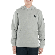 Carhartt Boys' Long Sleeve Graphic Sweatshirt - Heather Grey S-XL by Lenny's Shoe & Apparel