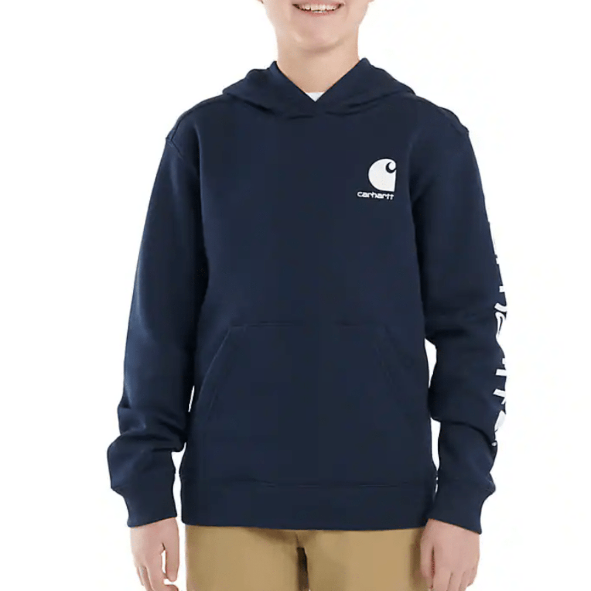 Carhartt Boys' Long Sleeve Graphic Sweatshirt - Navy S-XL by Lenny's Shoe & Apparel