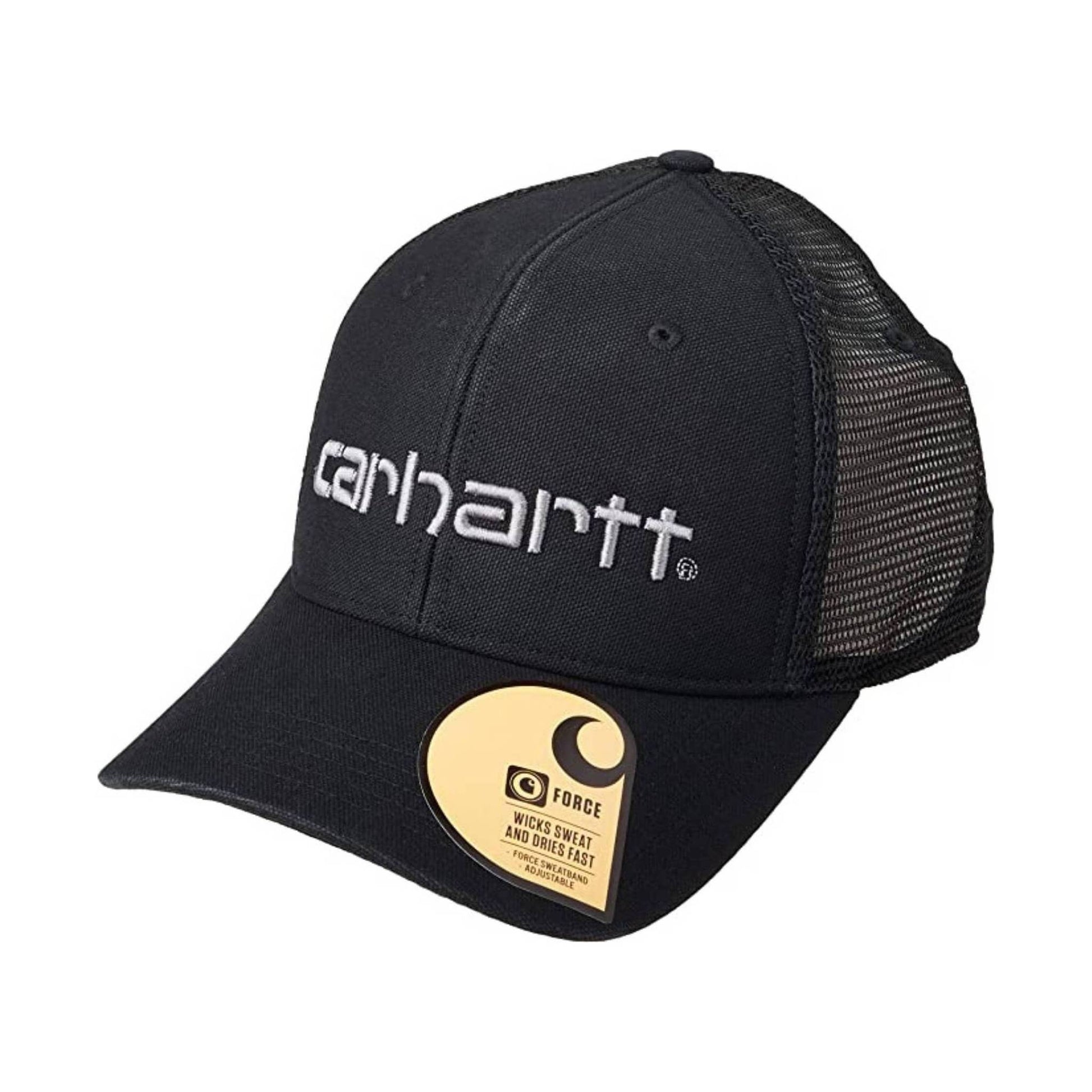 Carhartt Canvas Mesh Cap - Black by Lenny's Shoe & Apparel