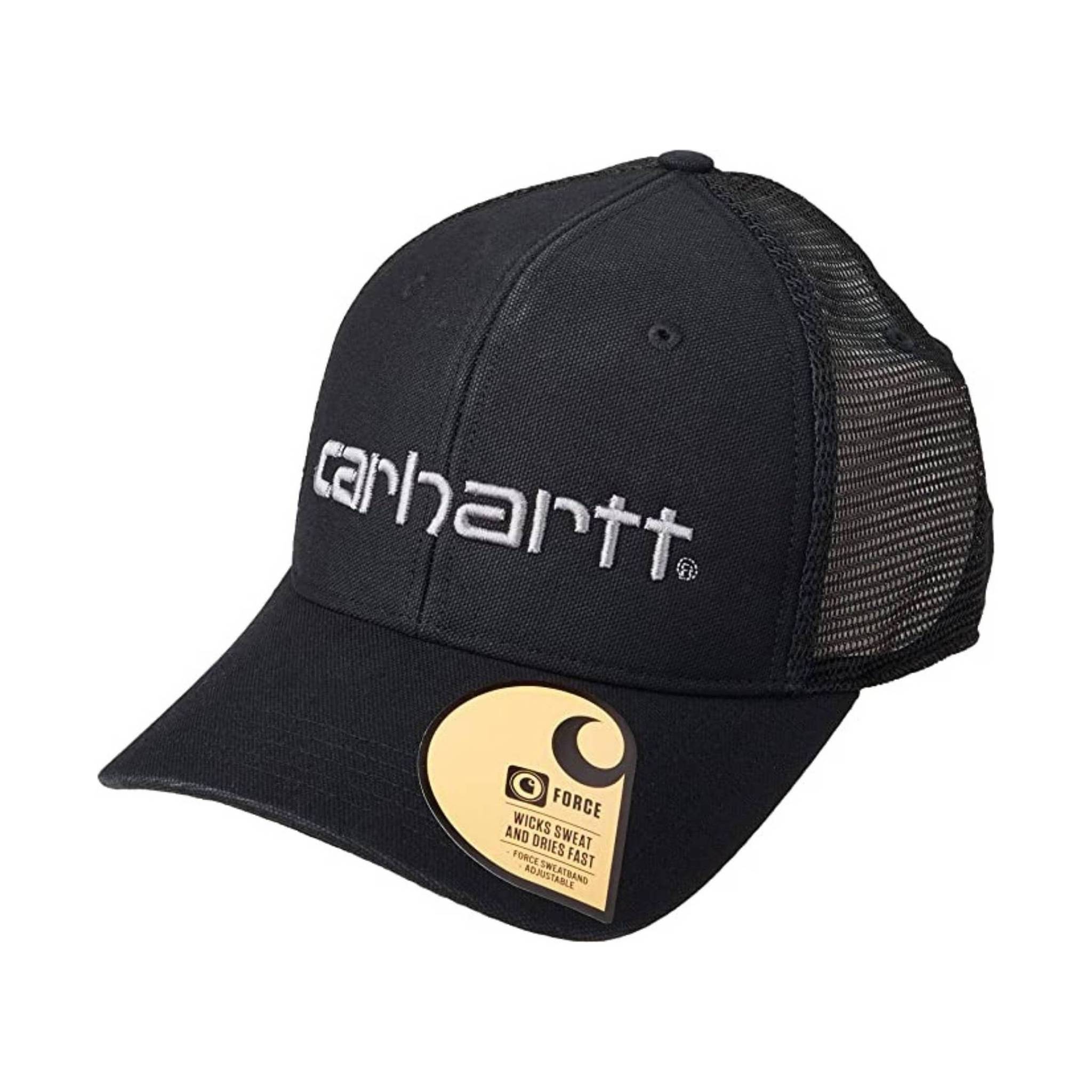 Carhartt Canvas Mesh Cap - Black by Lenny's Shoe & Apparel