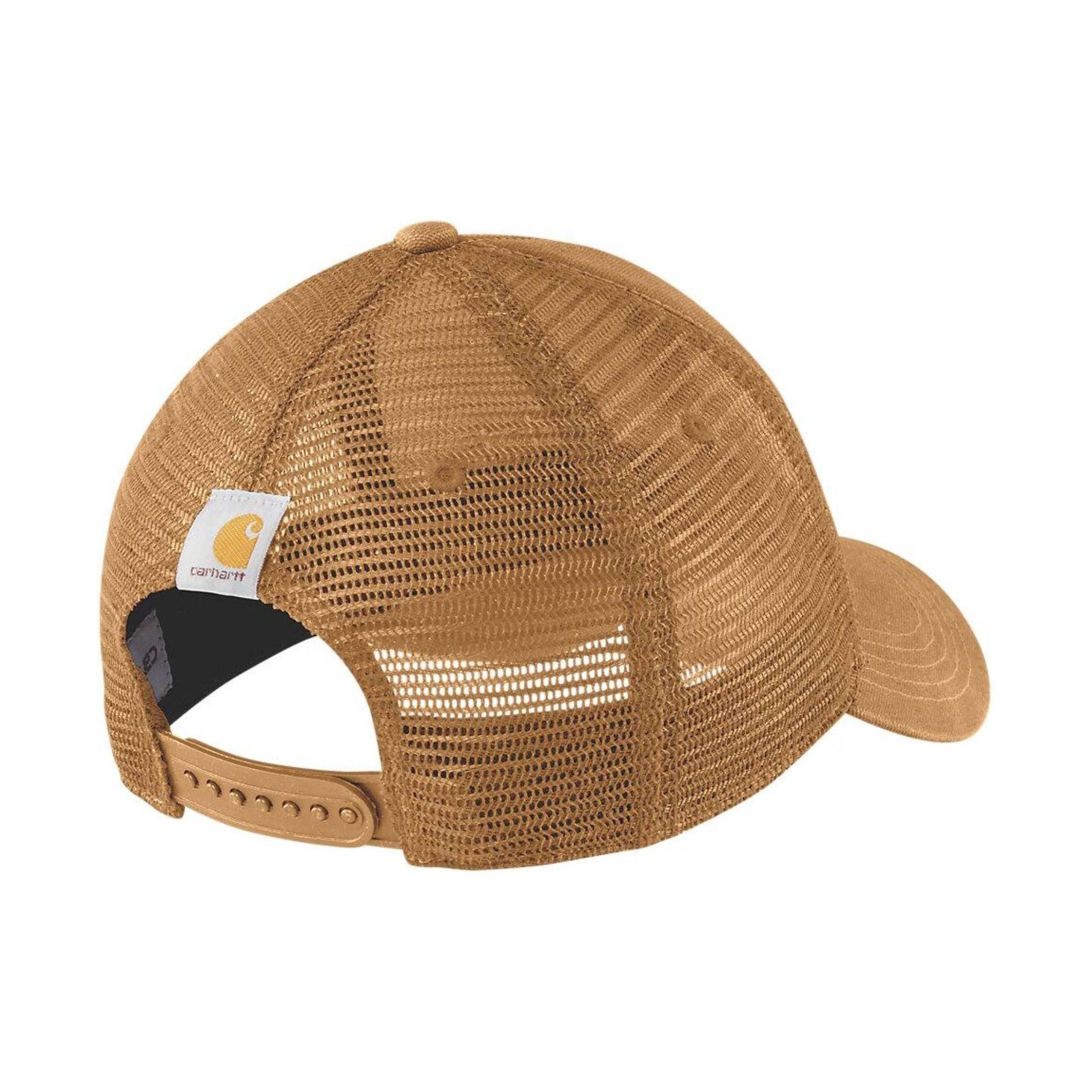 Carhartt Canvas Mesh Cap - Brown/Oiled Walnut by Lenny's Shoe & Apparel
