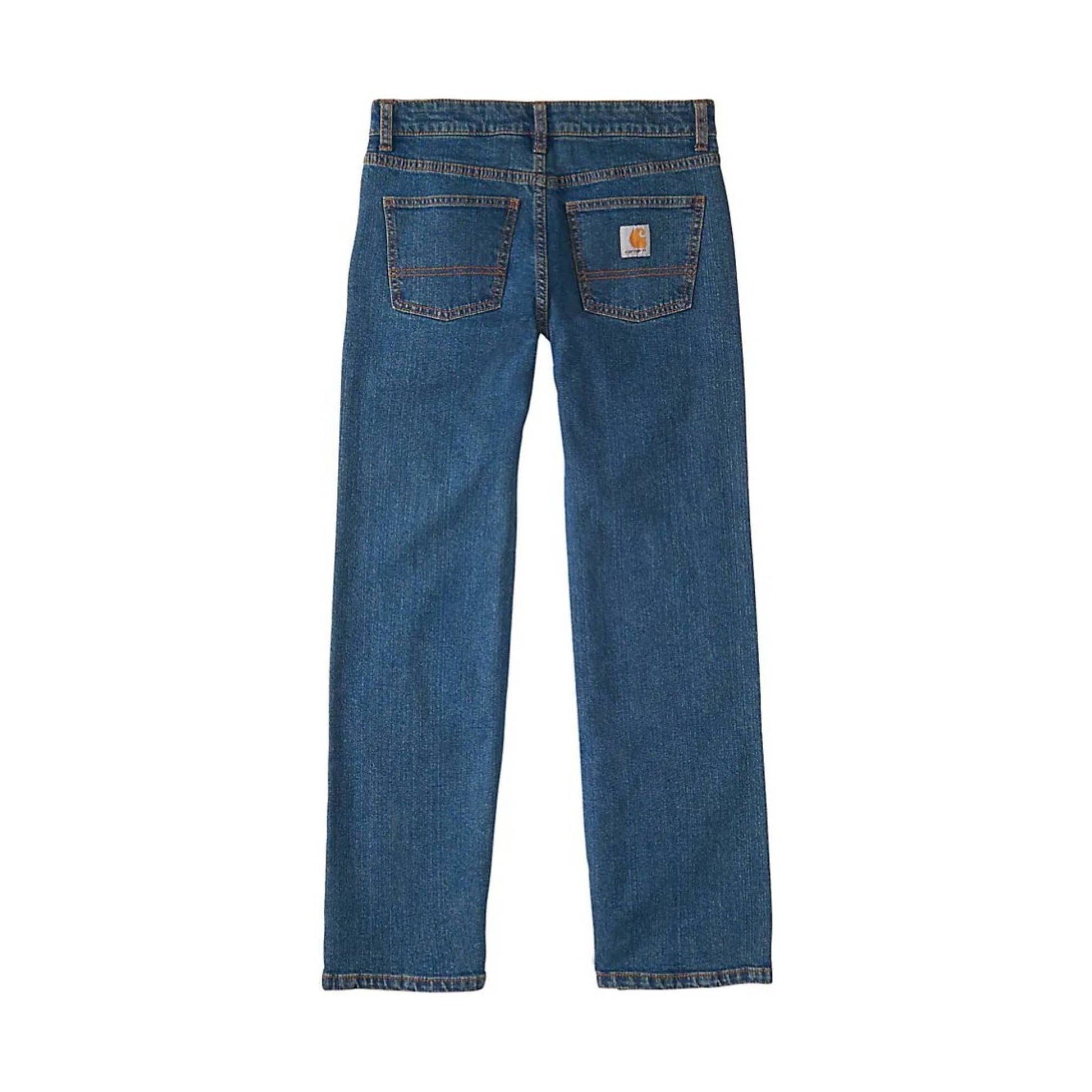 Carhartt Kids' Denim 5-Pocket Jean 8-16 - Medium Wash by Lenny's Shoe & Apparel