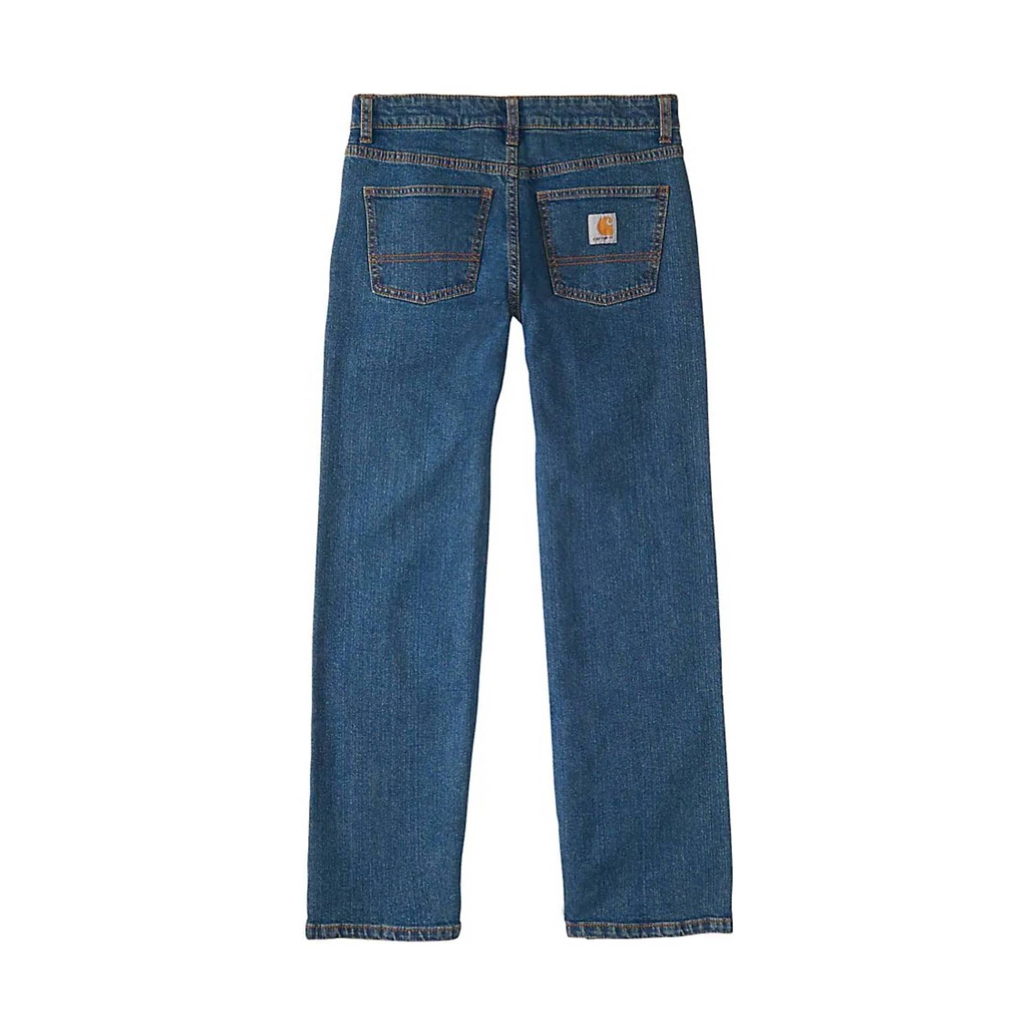 Carhartt Kids' Denim 5-Pocket Jean 8-16 - Medium Wash by Lenny's Shoe & Apparel
