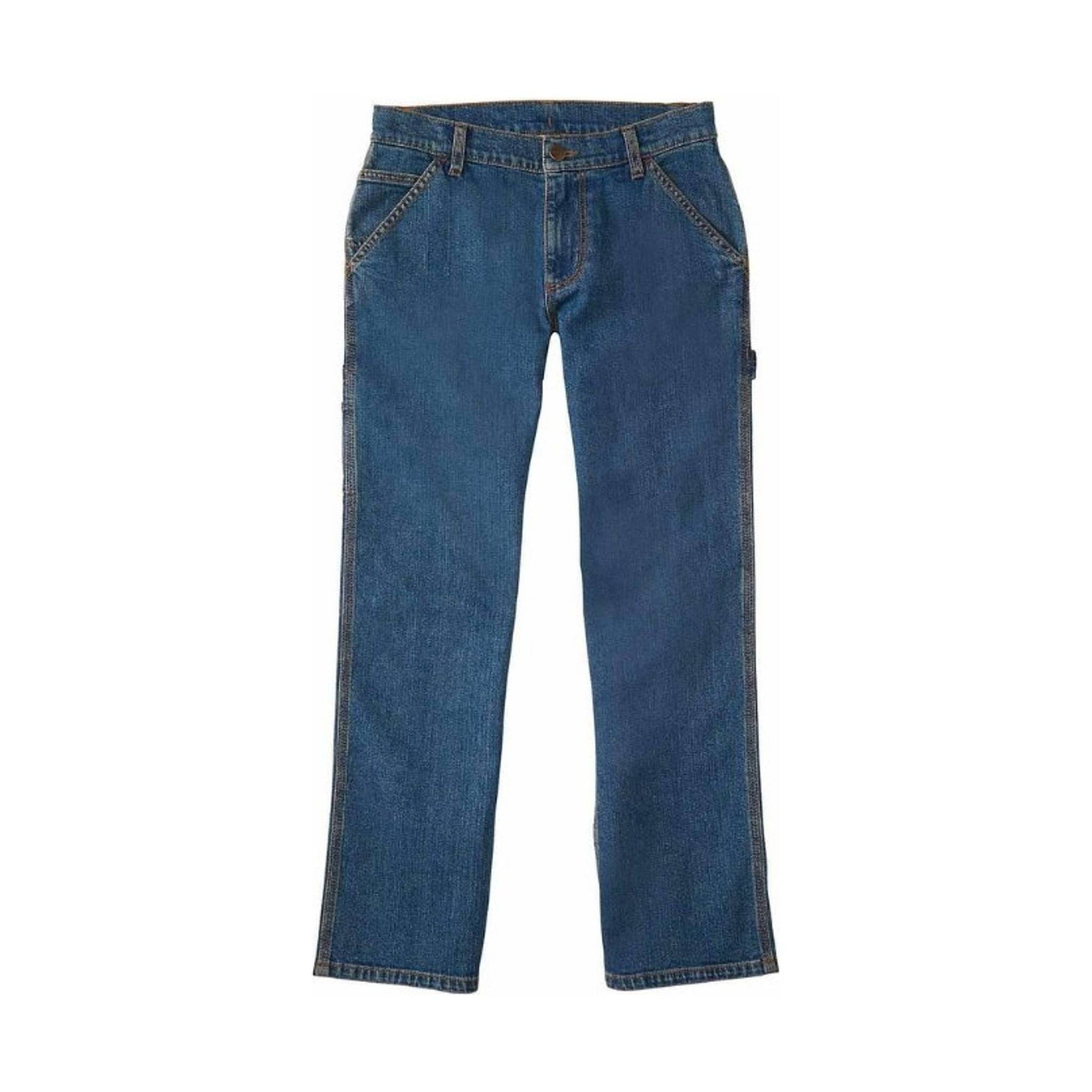 Carhartt Kids' Denim Dungaree Pant - Medium Denim Wash by Lenny's Shoe & Apparel