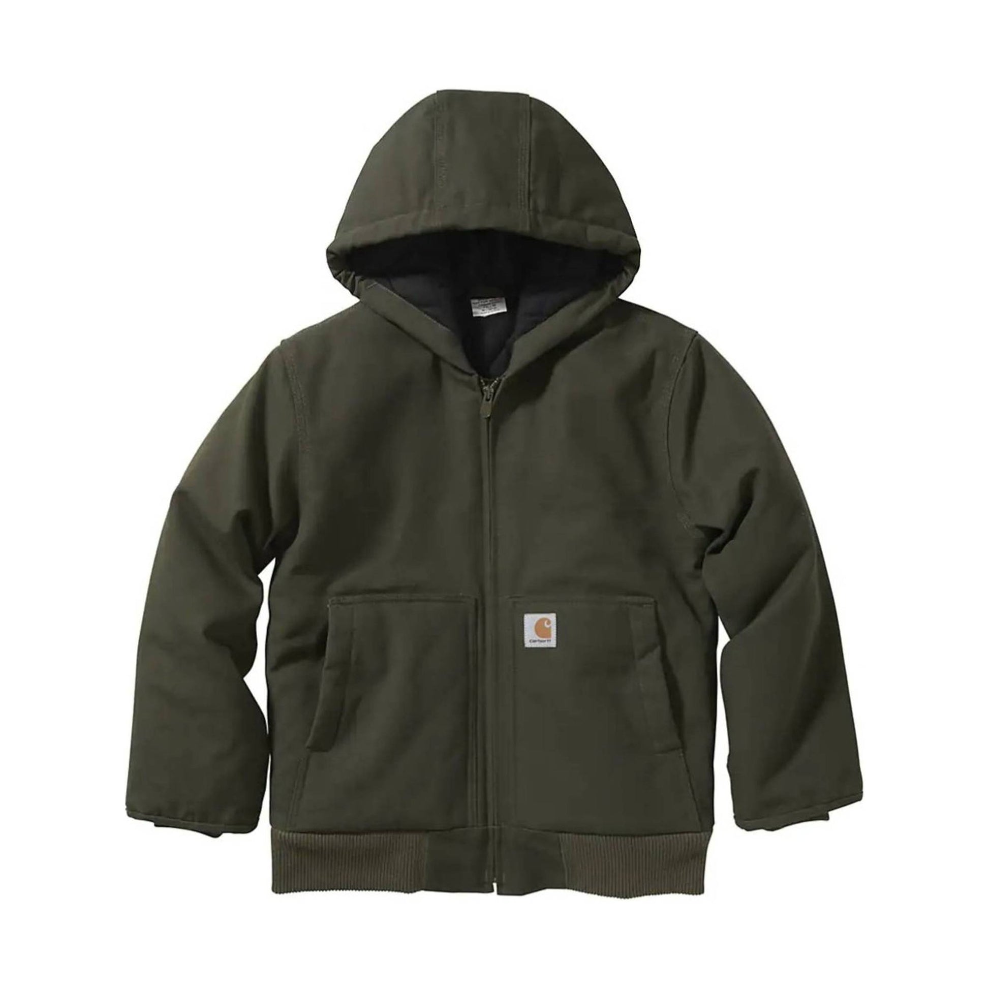 Carhartt Kids' Flannel Quilt Lined Active Jacket - Olive by Lenny's Shoe & Apparel