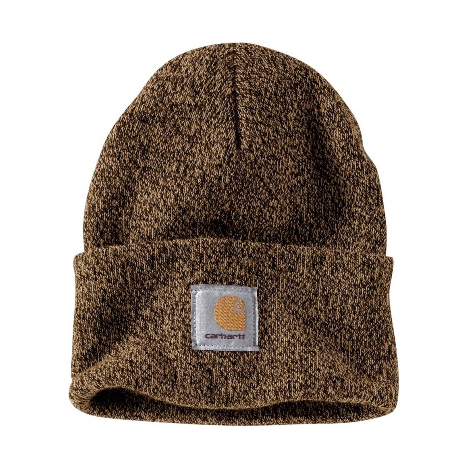 Carhartt Knit Watch Hat - Dark Brown/Sandstone by Lenny's Shoe & Apparel