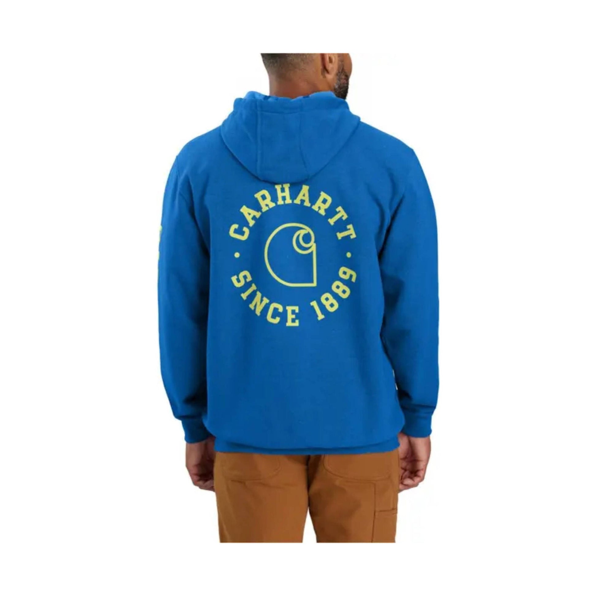 Carhartt Men's 1889 Loose Fit Graphic Sweatshirt - Beacon Blue Heather by Lenny's Shoe & Apparel