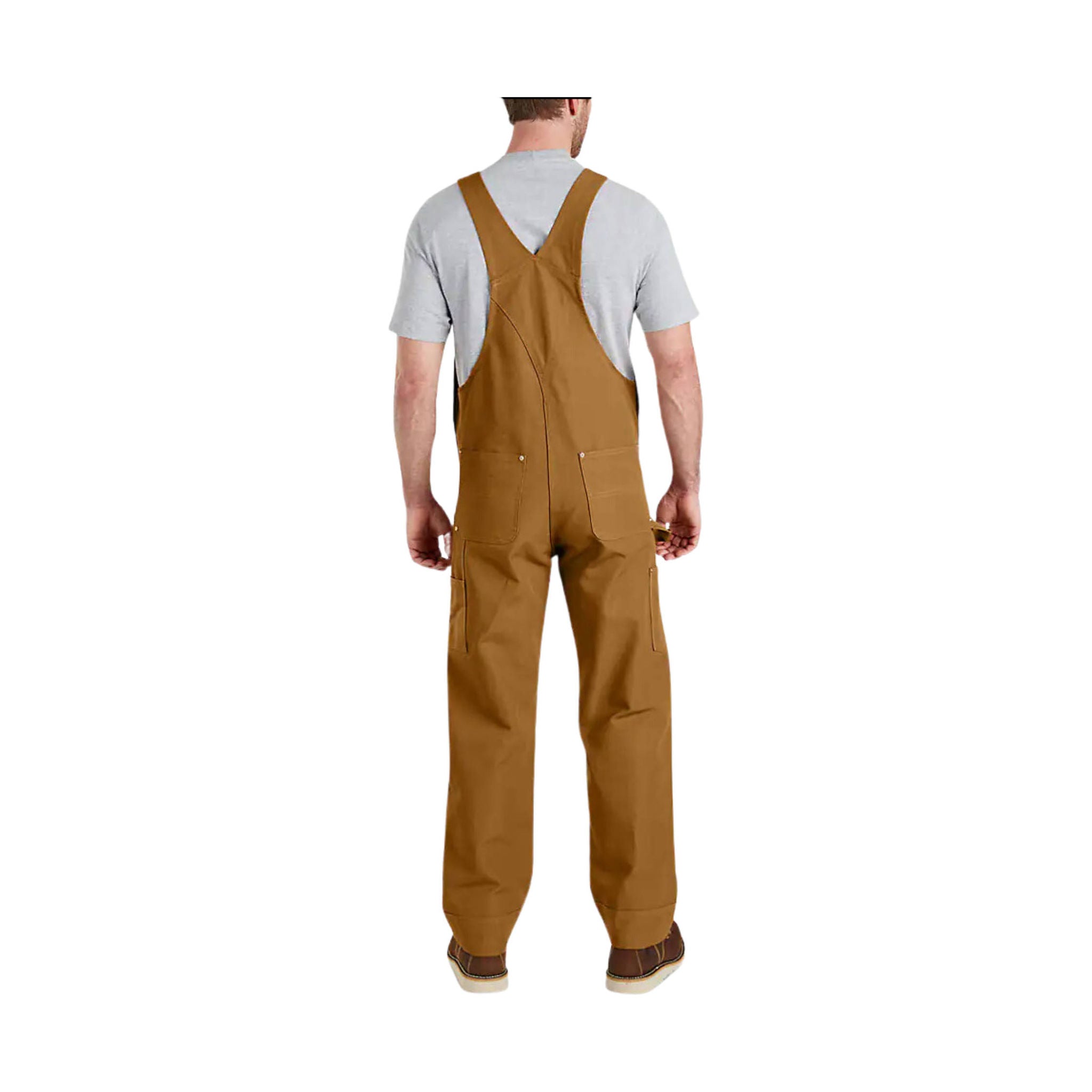 Carhartt Men's Bib Overall Relaxed Fit Duck - Carhartt Brown by Lenny's Shoe & Apparel