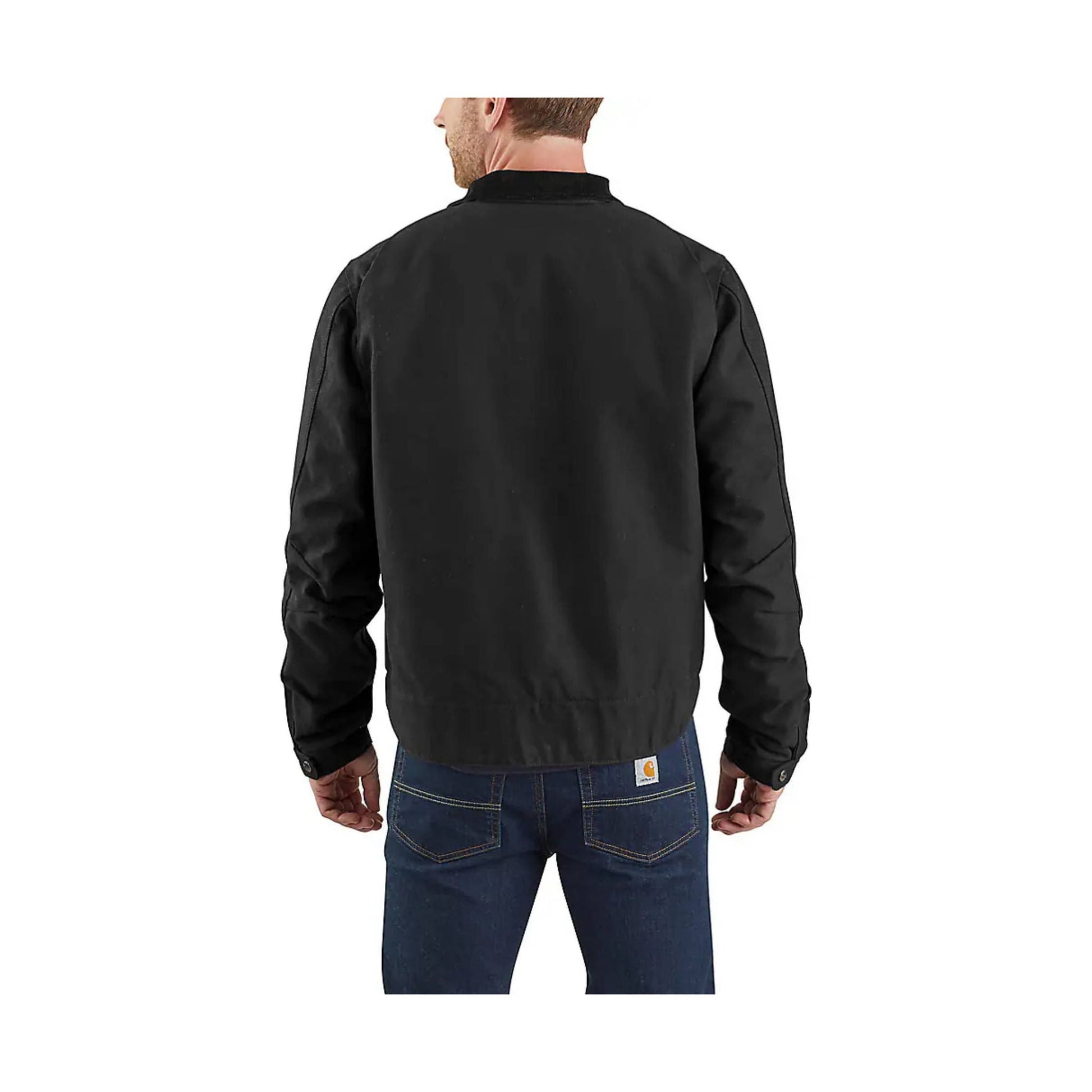 Carhartt Men's Blanket Lined Relaxed Fit Detroit Jacket - Black by Lenny's Shoe & Apparel