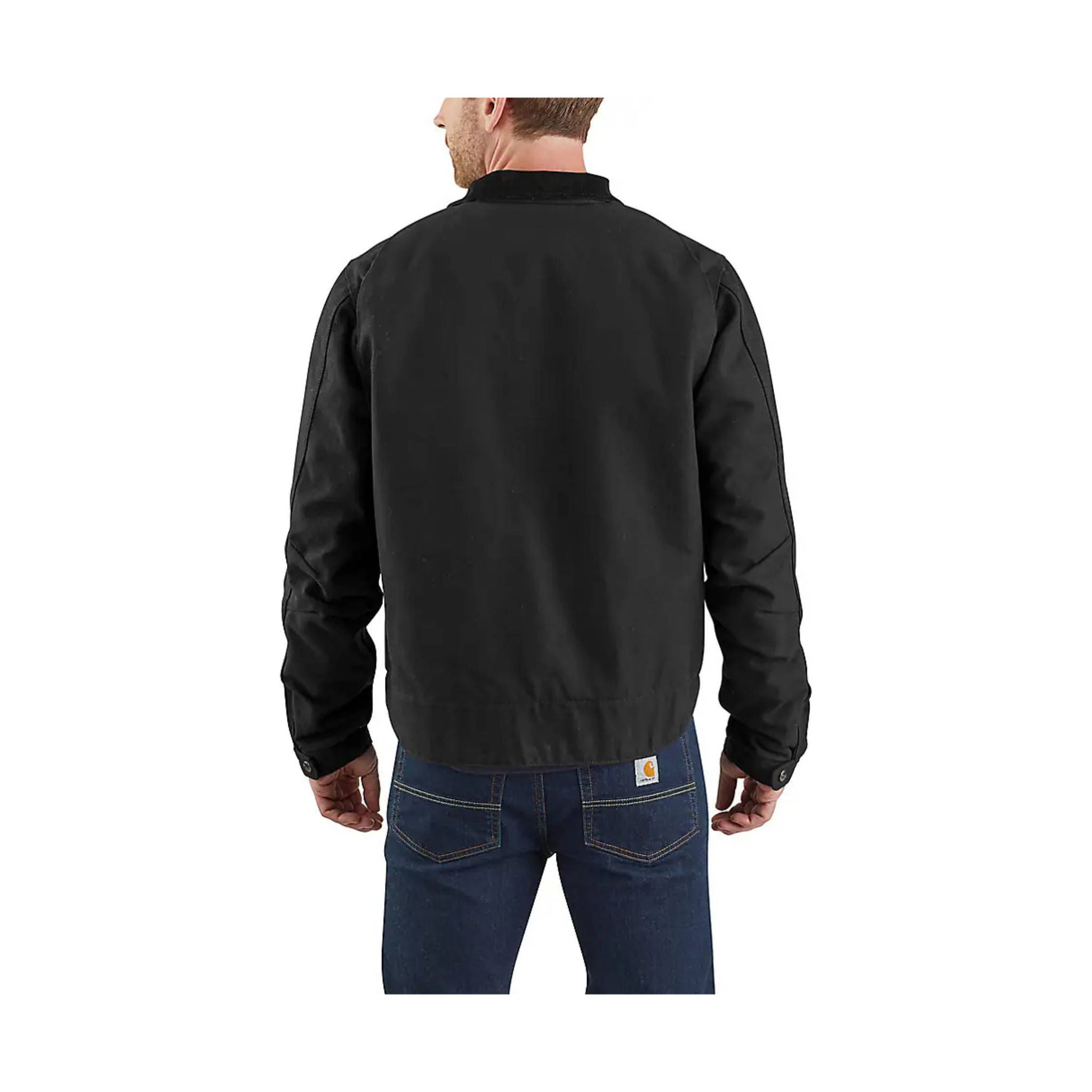 Carhartt Men's Blanket Lined Relaxed Fit Detroit Jacket - Black by Lenny's Shoe & Apparel