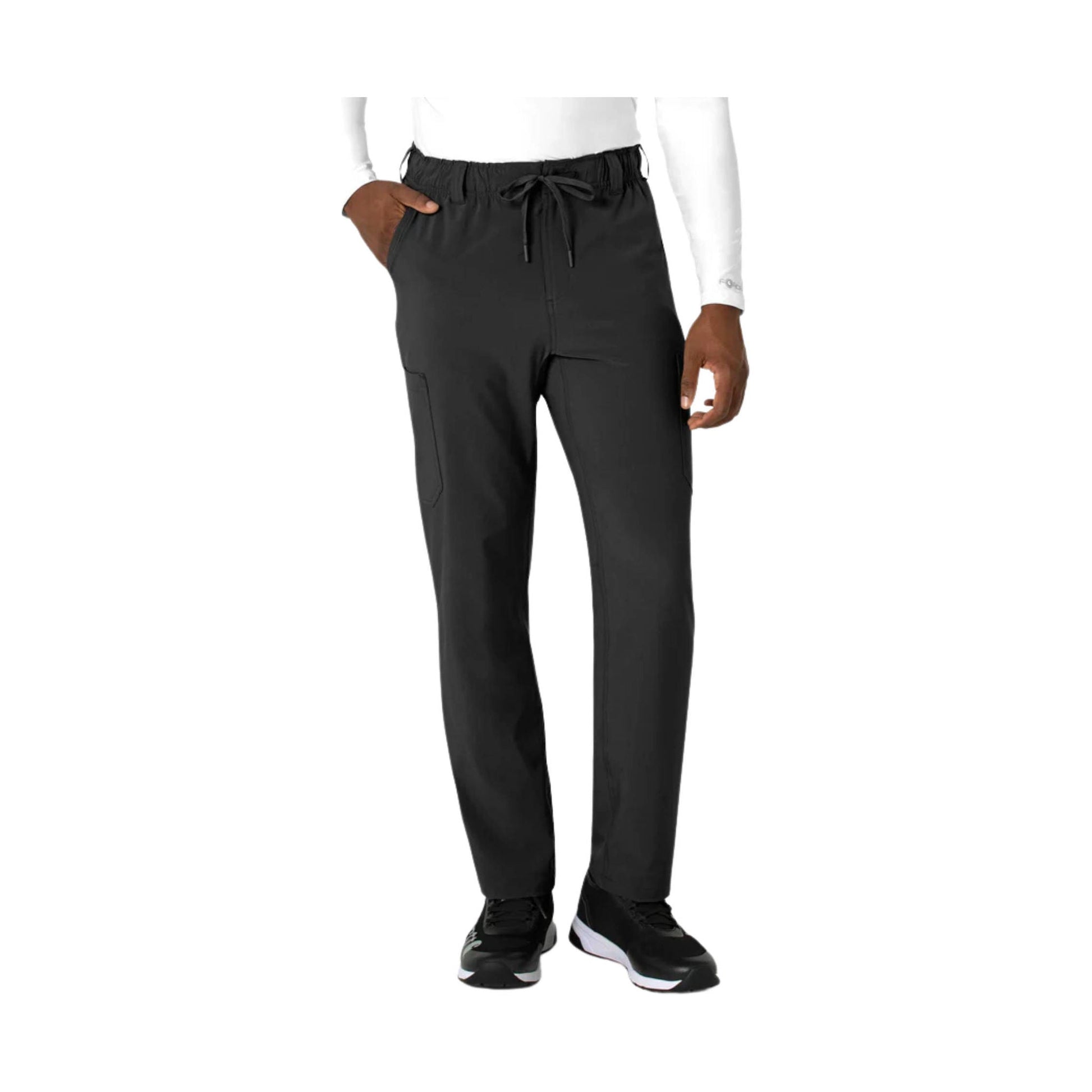 Carhartt Men's Cross Flex Straight Leg Scrub Pant - Black by Lenny's Shoe & Apparel