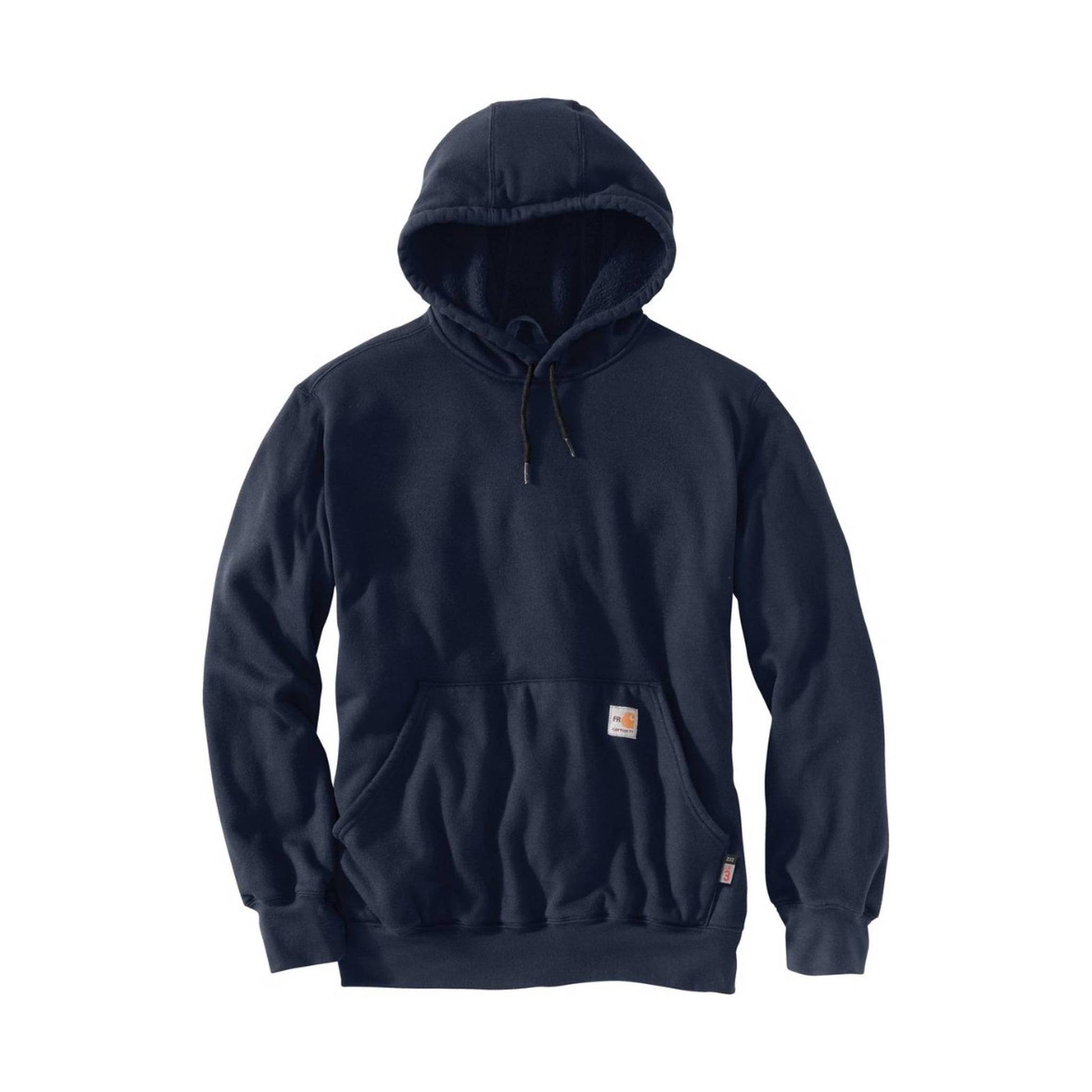 Carhartt Men's Flame Resistant Force Midweight Hooded Sweatshirt - Navy by Lenny's Shoe & Apparel