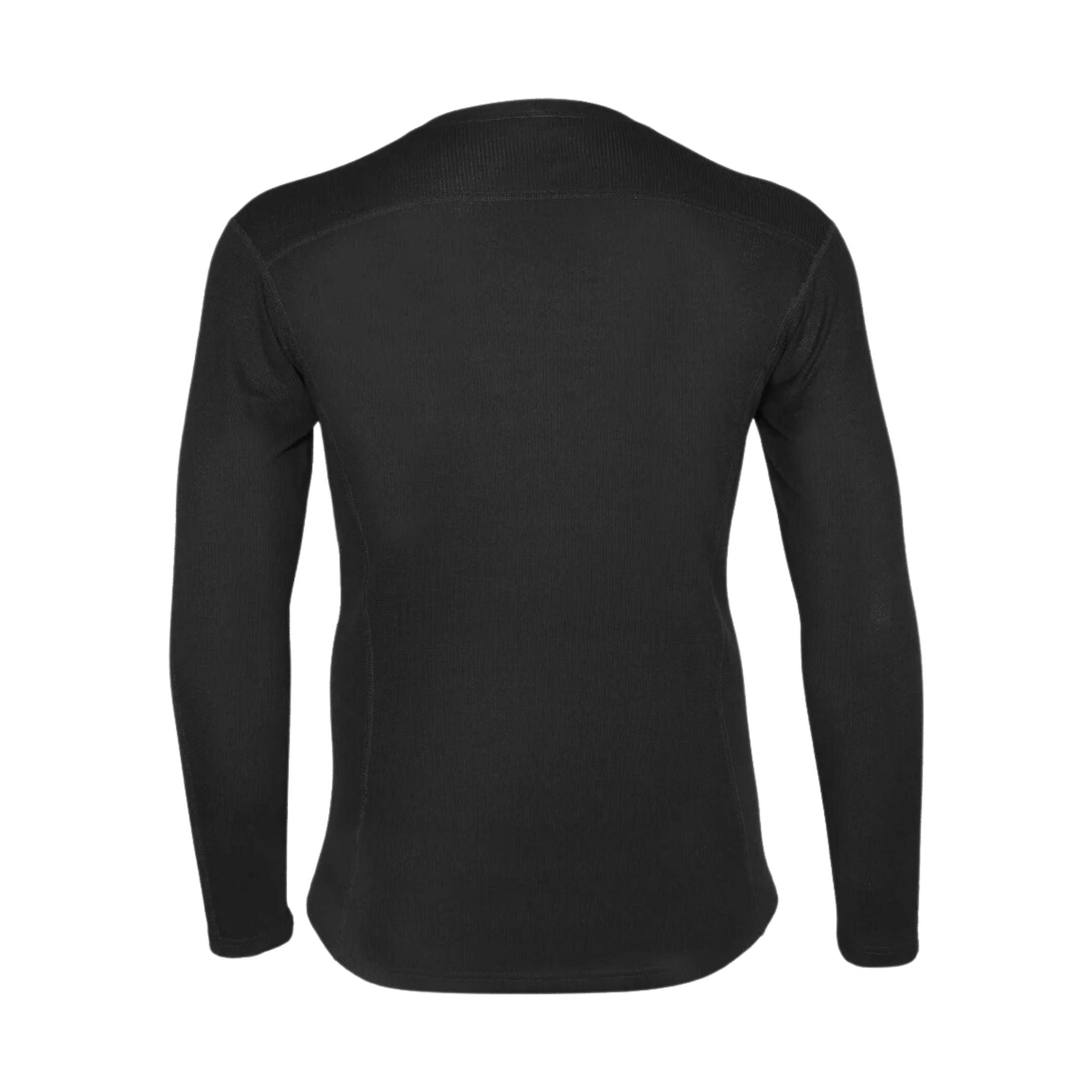 Carhartt Men's Force Midweight Waffle Base Layer Crewneck Top - Black by Lenny's Shoe & Apparel