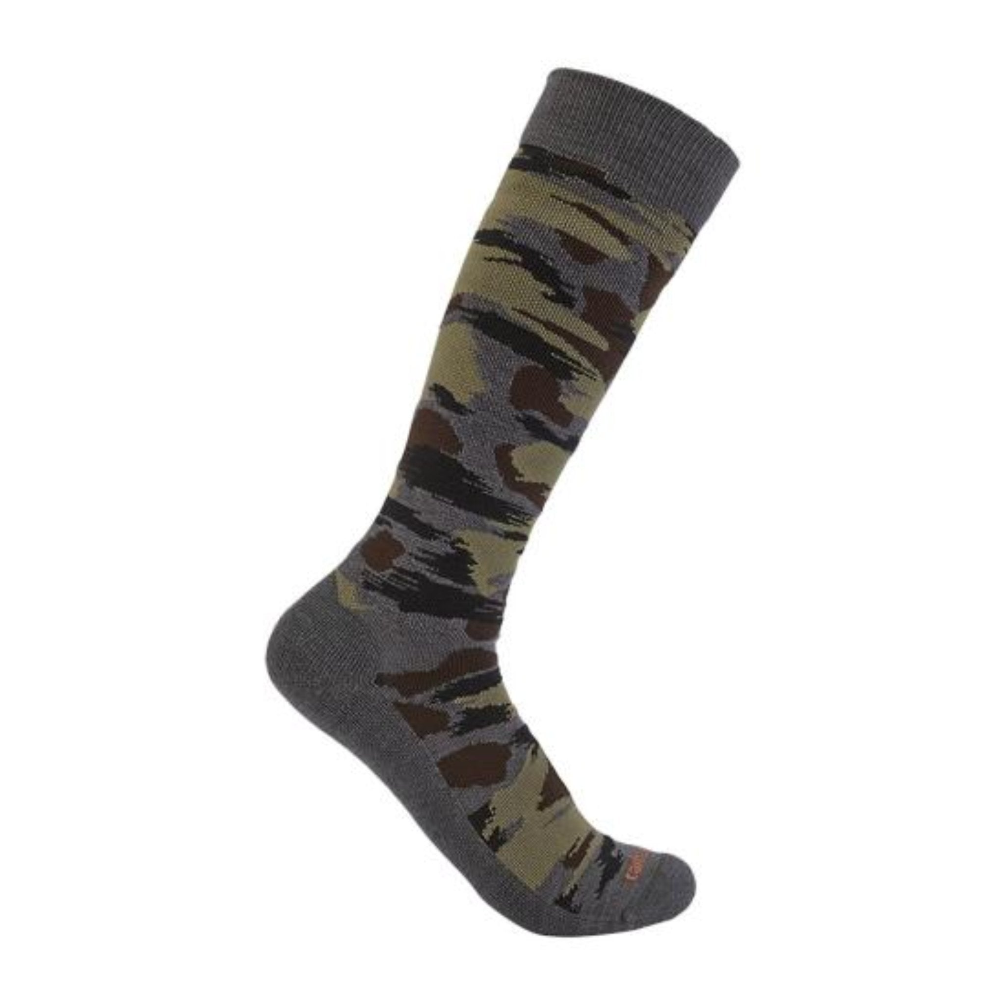 Carhartt Men's Heavyweight Camo Boot Sock - Blind Duck Shadow by Lenny's Shoe & Apparel