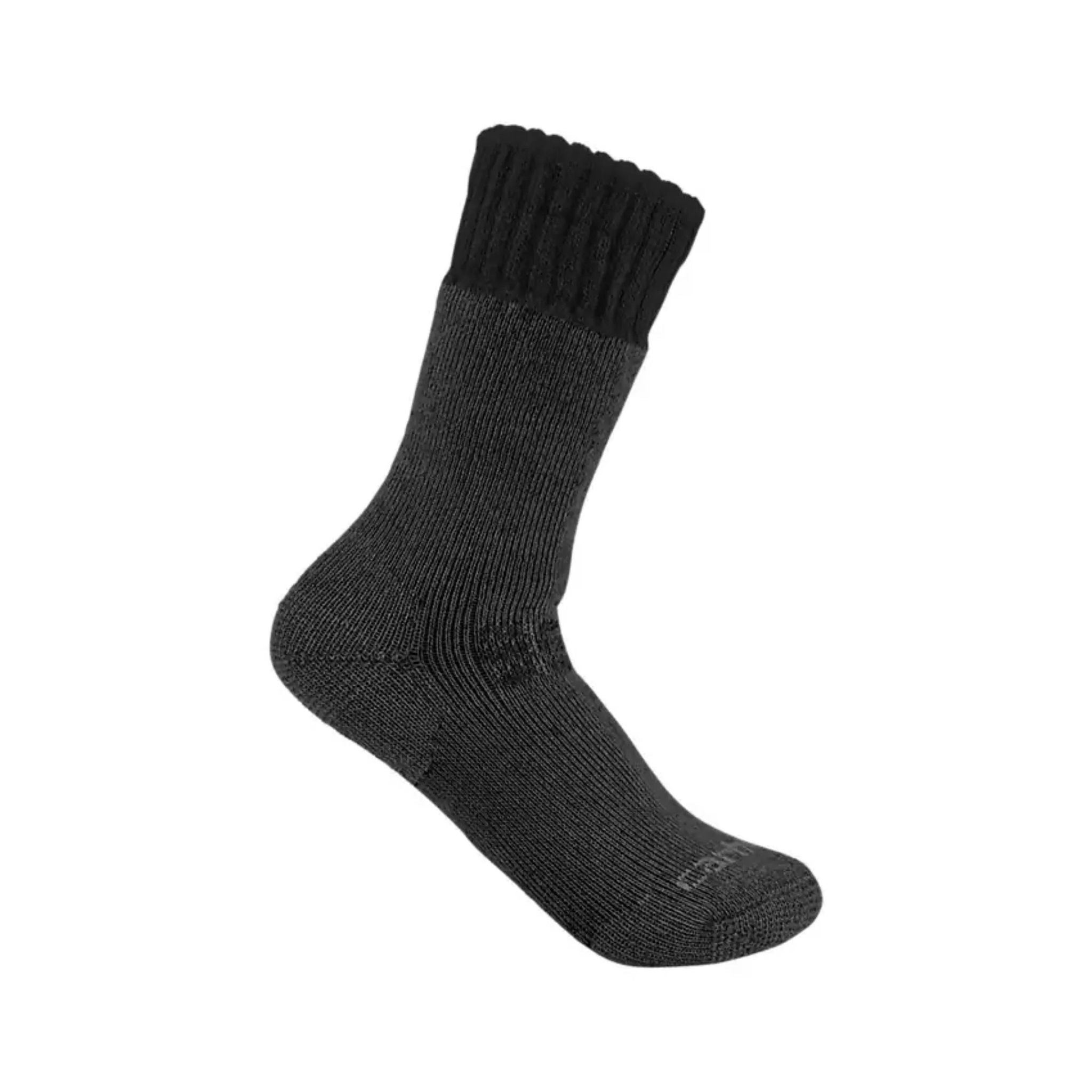 Carhartt Men's Heavyweight Synthetic Wool Blend Boot Sock - Black
