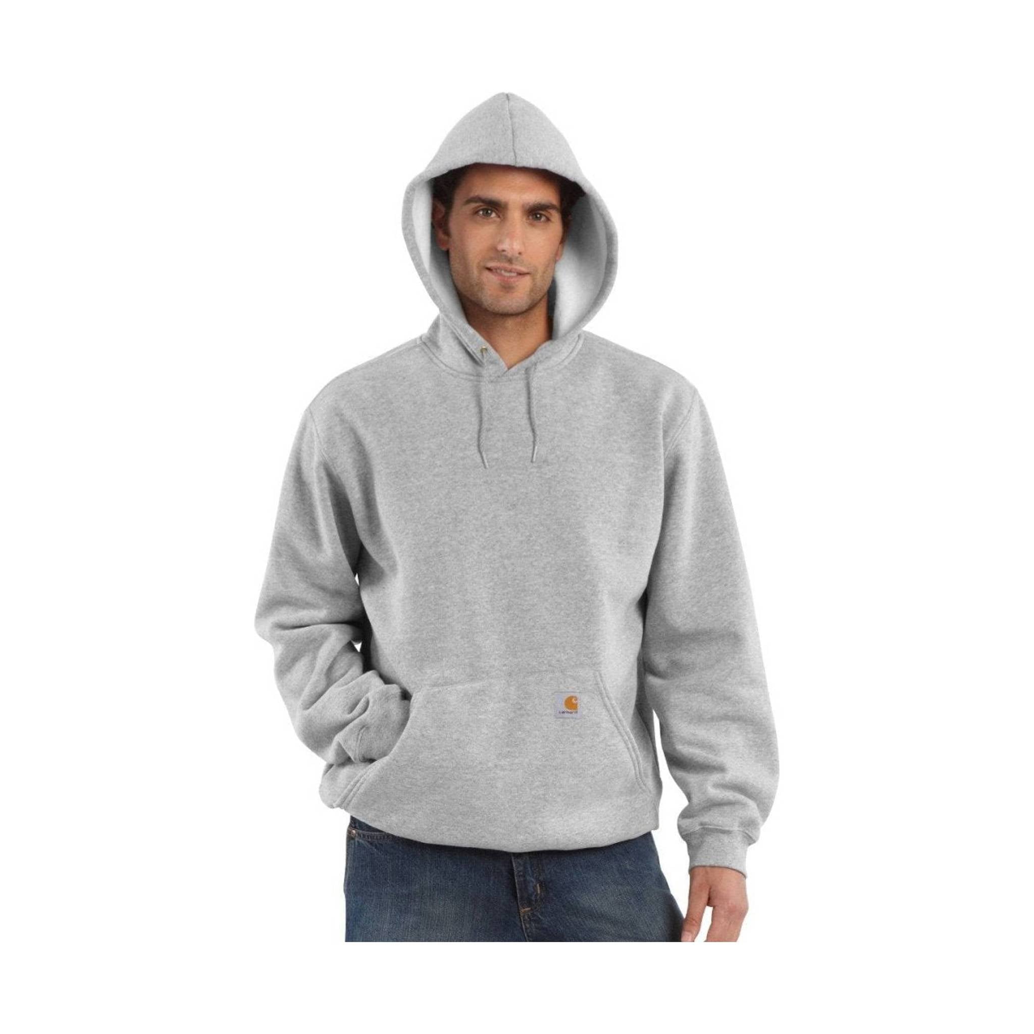 Carhartt Men's Hooded Pullover Midweight Sweatshirt - Heather Gray by Lenny's Shoe & Apparel