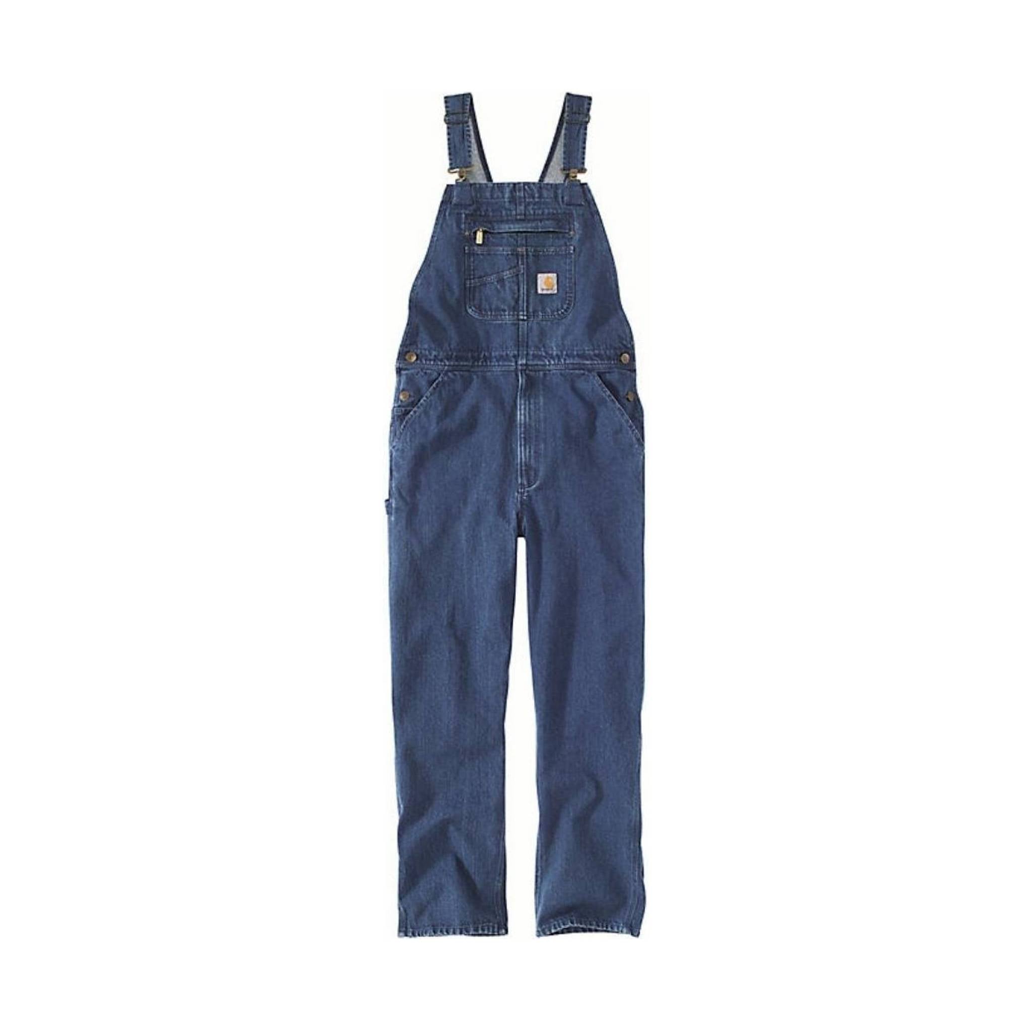 Carhartt Men's Loose-Fit Denim Bib Overalls - Darkstone by Lenny's Shoe & Apparel