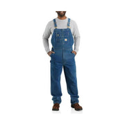 Carhartt Men's Loose-Fit Denim Bib Overalls - Darkstone by Lenny's Shoe & Apparel