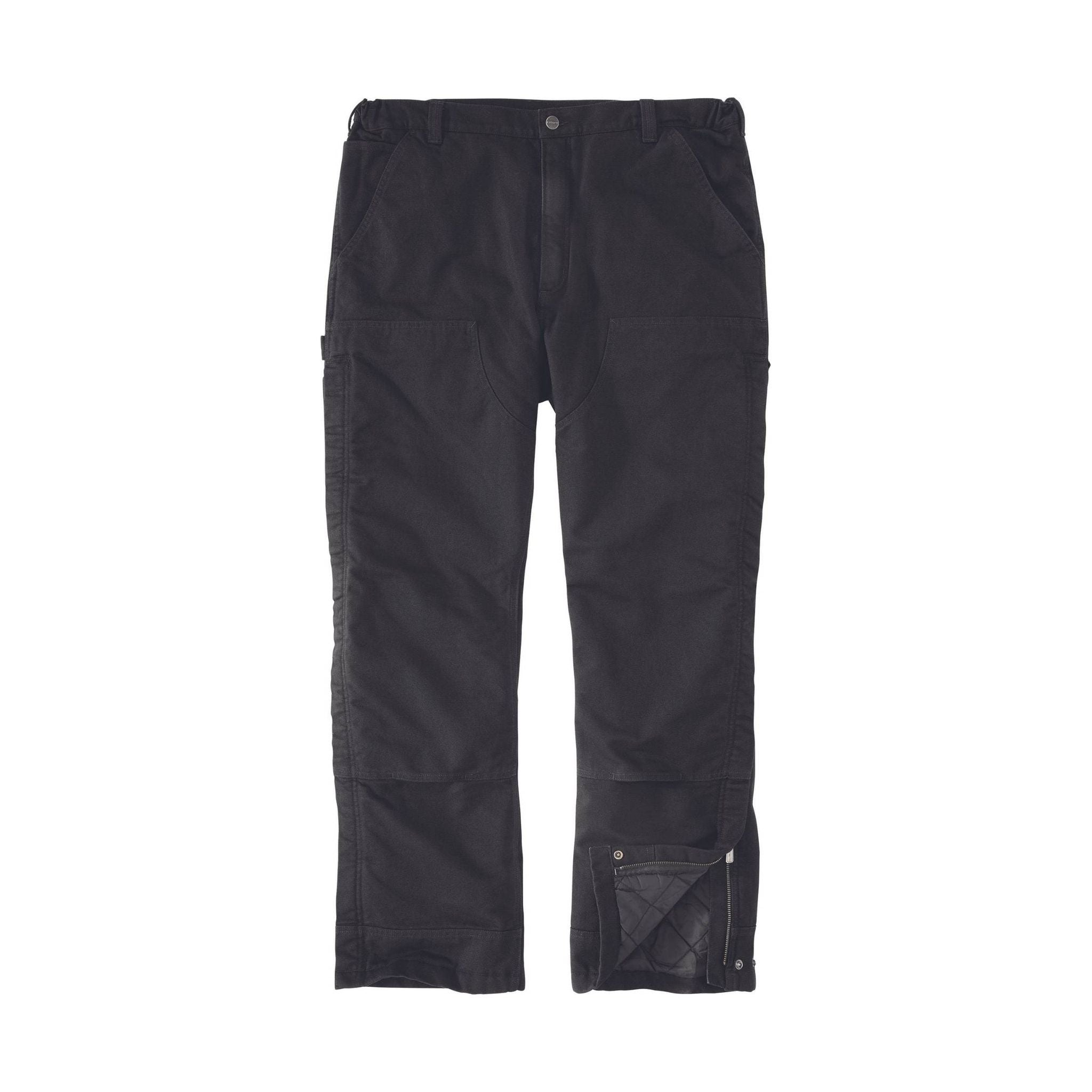 Carhartt Men's Loose Fit Washed Duck Insulated Pant - Black by Lenny's Shoe & Apparel
