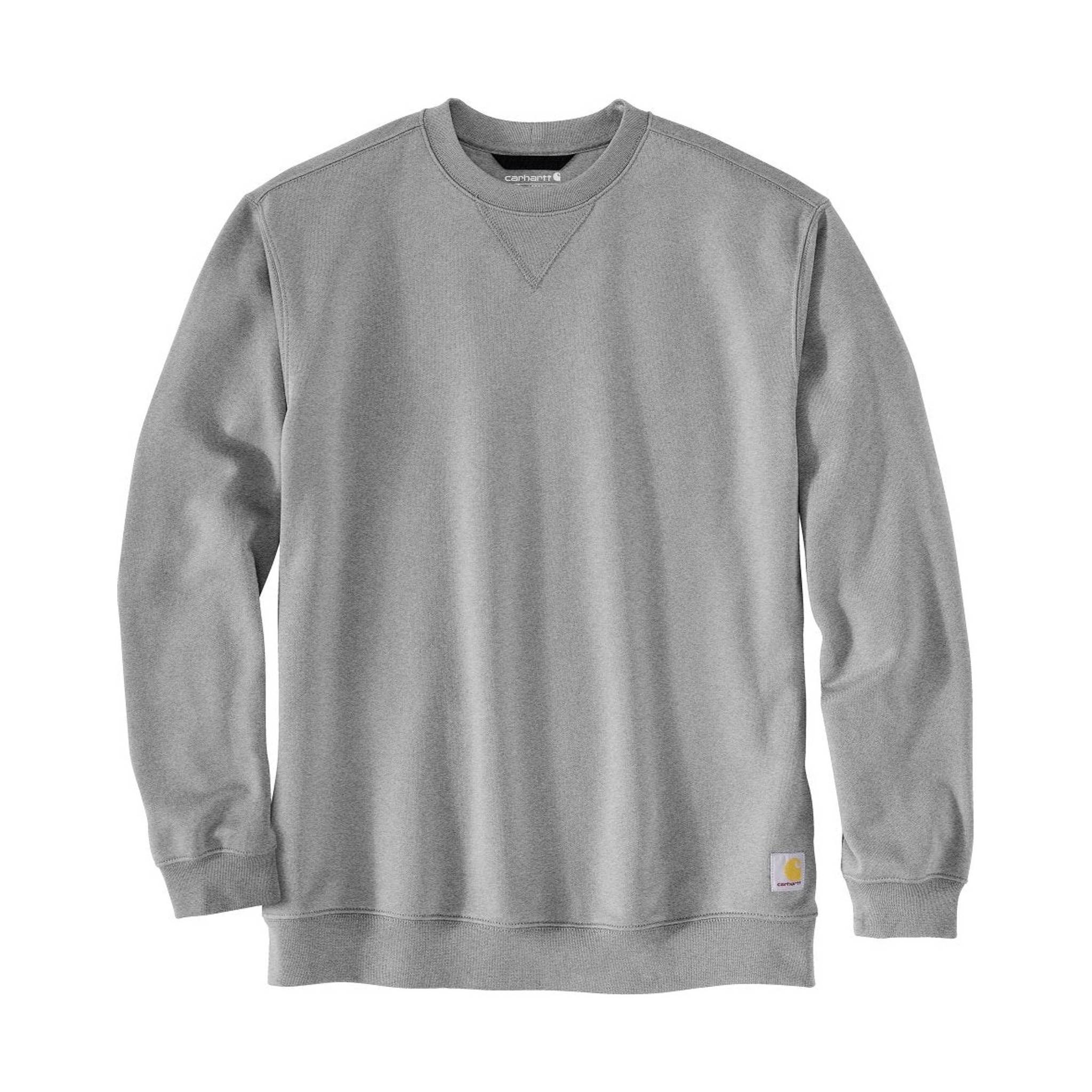 Carhartt Men's Midweight Crewneck Sweatshirt - Heather Gray by Lenny's Shoe & Apparel