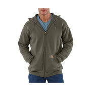Carhartt Men's Midweight Hooded Zip-Front Sweatshirt - Moss by Lenny's Shoe & Apparel