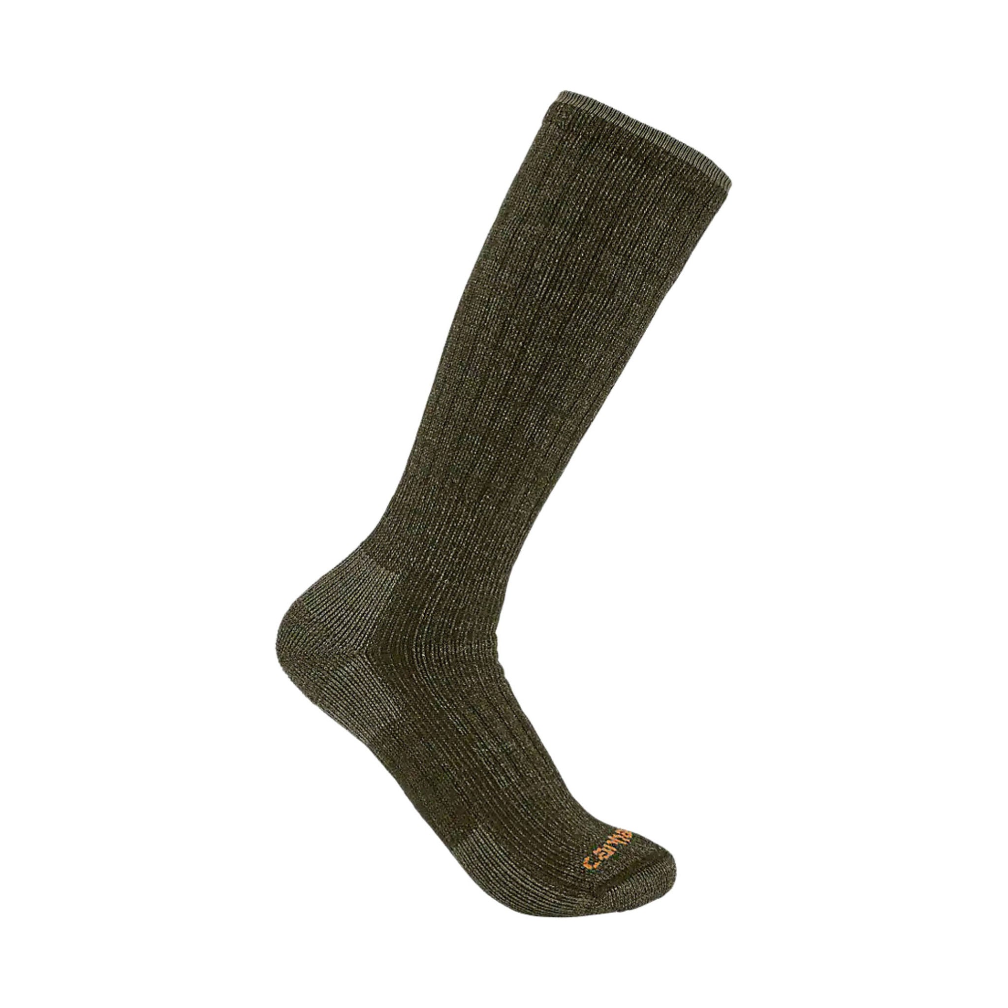 Carhartt Men's Midweight Synthetic Wool Blend Boot Sock - Olive by Lenny's Shoe & Apparel