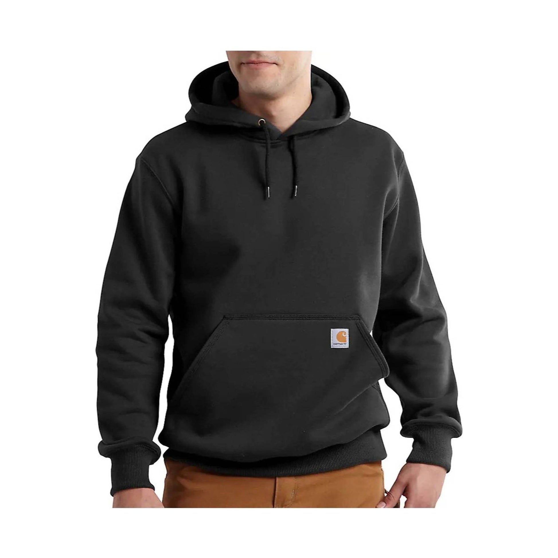 Carhartt Men's Rain Defender Loose Fit Heavyweight Sweatshirt - Black by Lenny's Shoe & Apparel