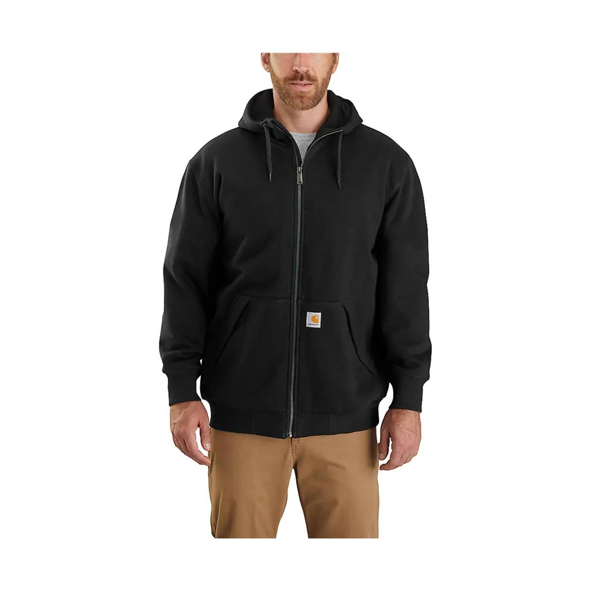 Carhartt Men's Rain Defender Midweight Thermal Lined Sweatshirt - Black by Lenny's Shoe & Apparel