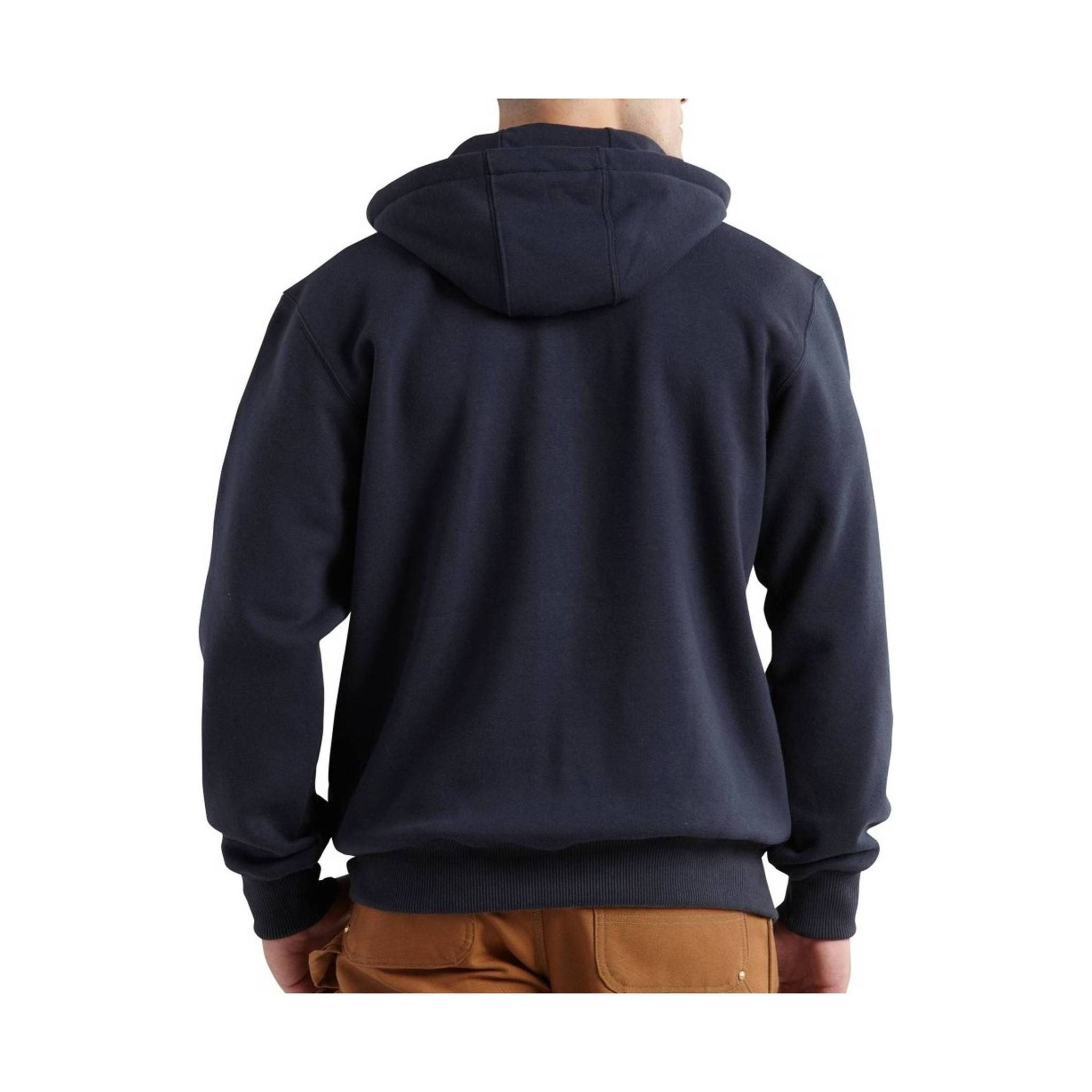 Carhartt Men's Rain Defender Paxton Heavyweight Hooded Zip-Front Sweatshirt - Navy