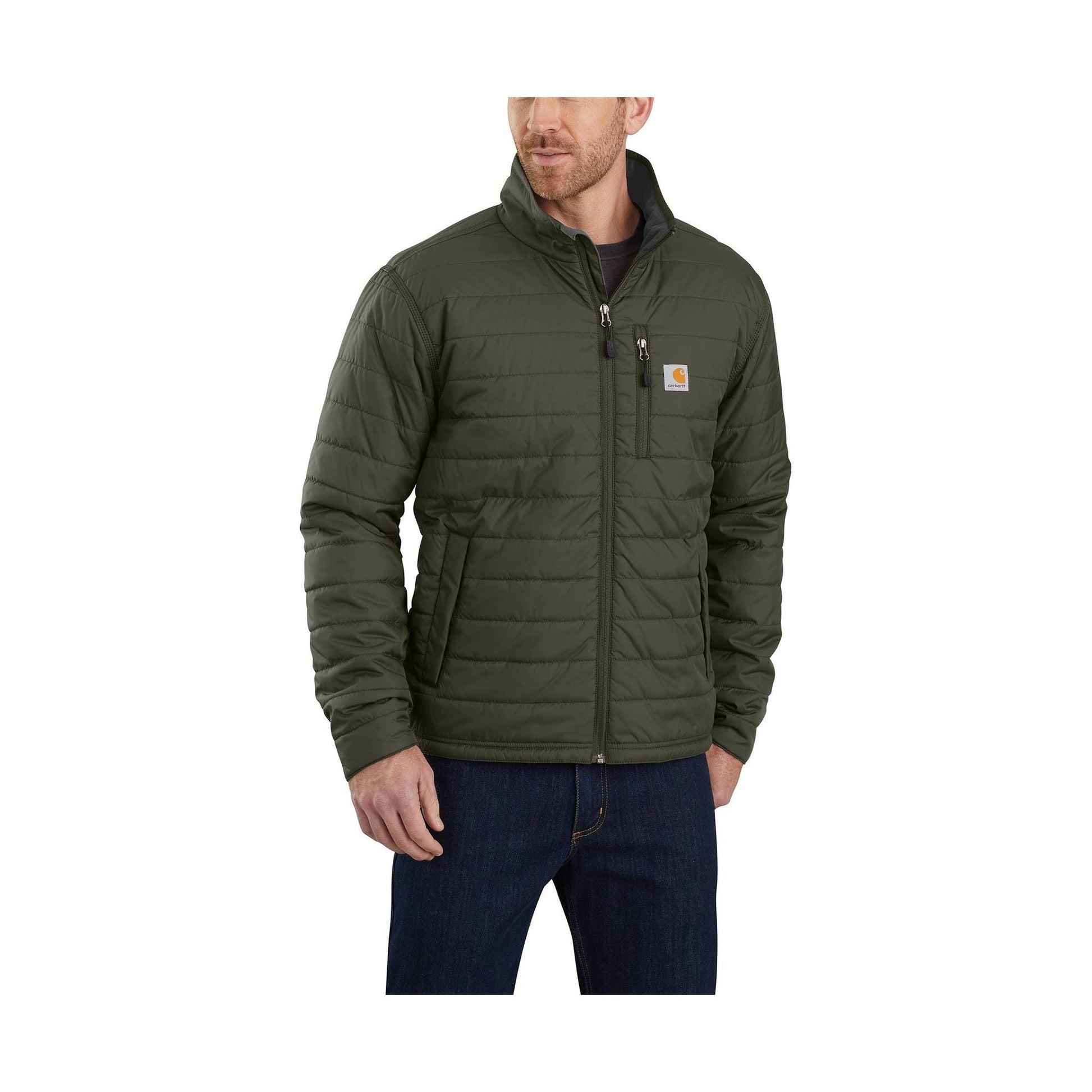 Carhartt Men's Rain Defender® Relaxed Fit Lightweight Insulated Jacket - Moss by Lenny's Shoe & Apparel