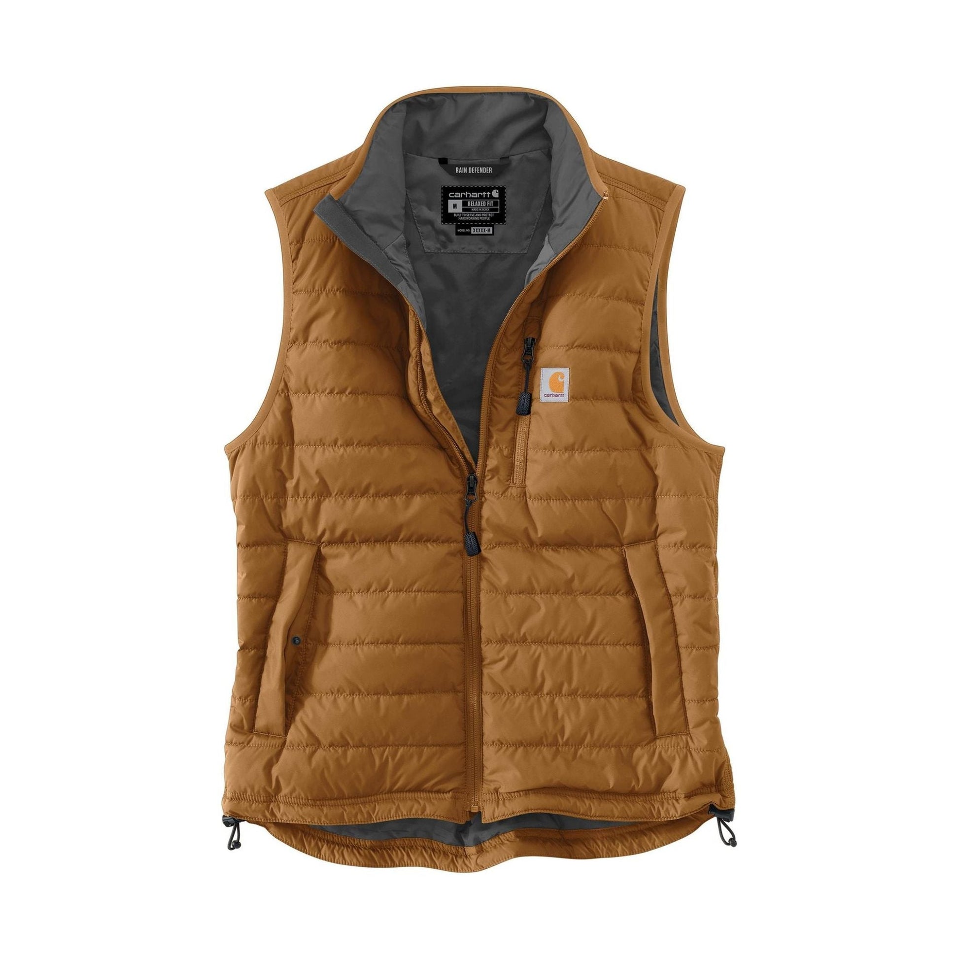 Carhartt Men's Rain Defender Relaxed Fit Lightweight Insulated Vest - Carhartt Brown by Lenny's Shoe & Apparel