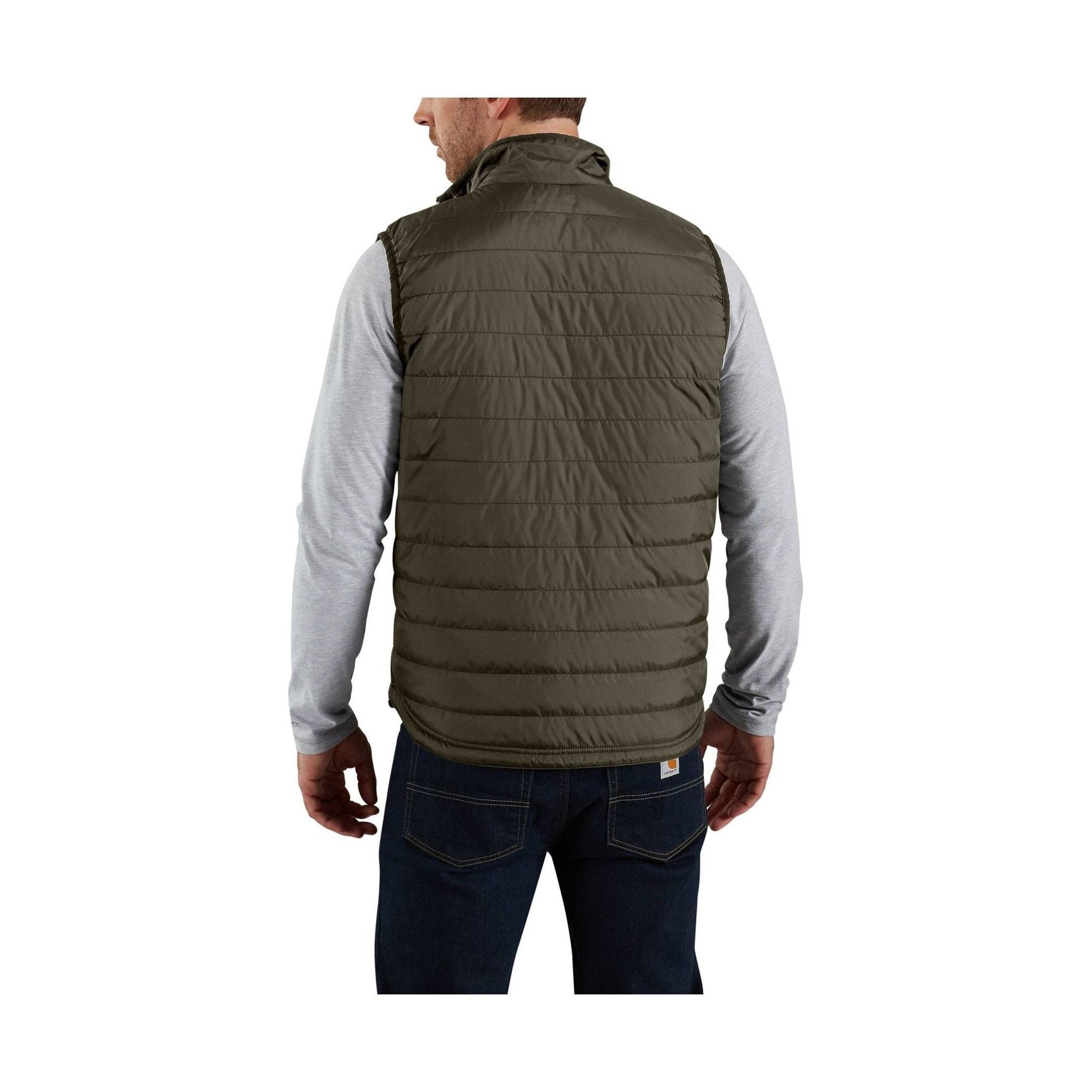 Carhartt Men's Rain Defender Relaxed Fit Lightweight Insulated Vest - Moss by Lenny's Shoe & Apparel