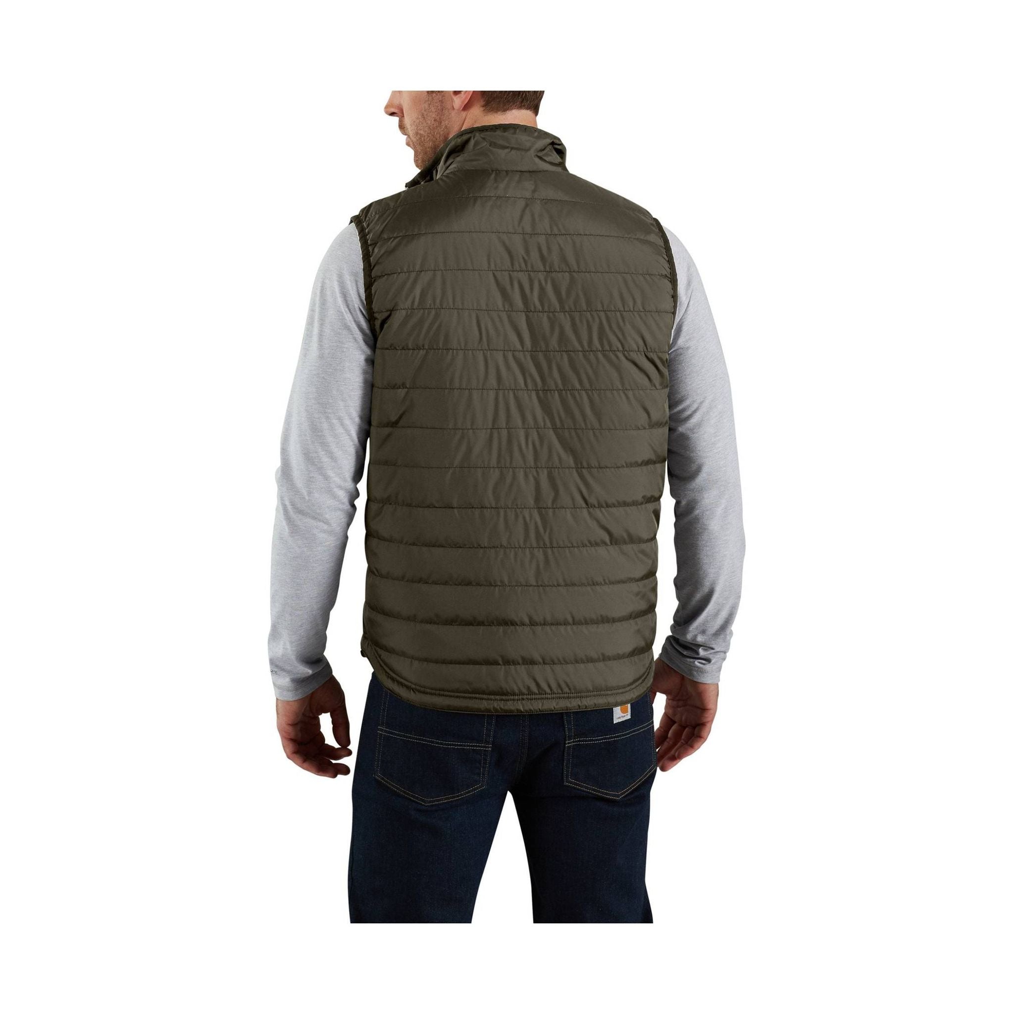 Carhartt Men's Rain Defender Relaxed Fit Lightweight Insulated Vest - Moss by Lenny's Shoe & Apparel
