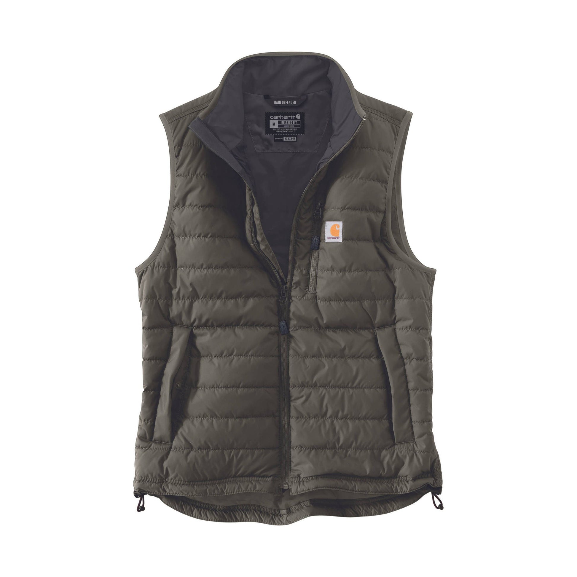 Carhartt Men's Rain Defender Relaxed Fit Lightweight Insulated Vest - Moss by Lenny's Shoe & Apparel