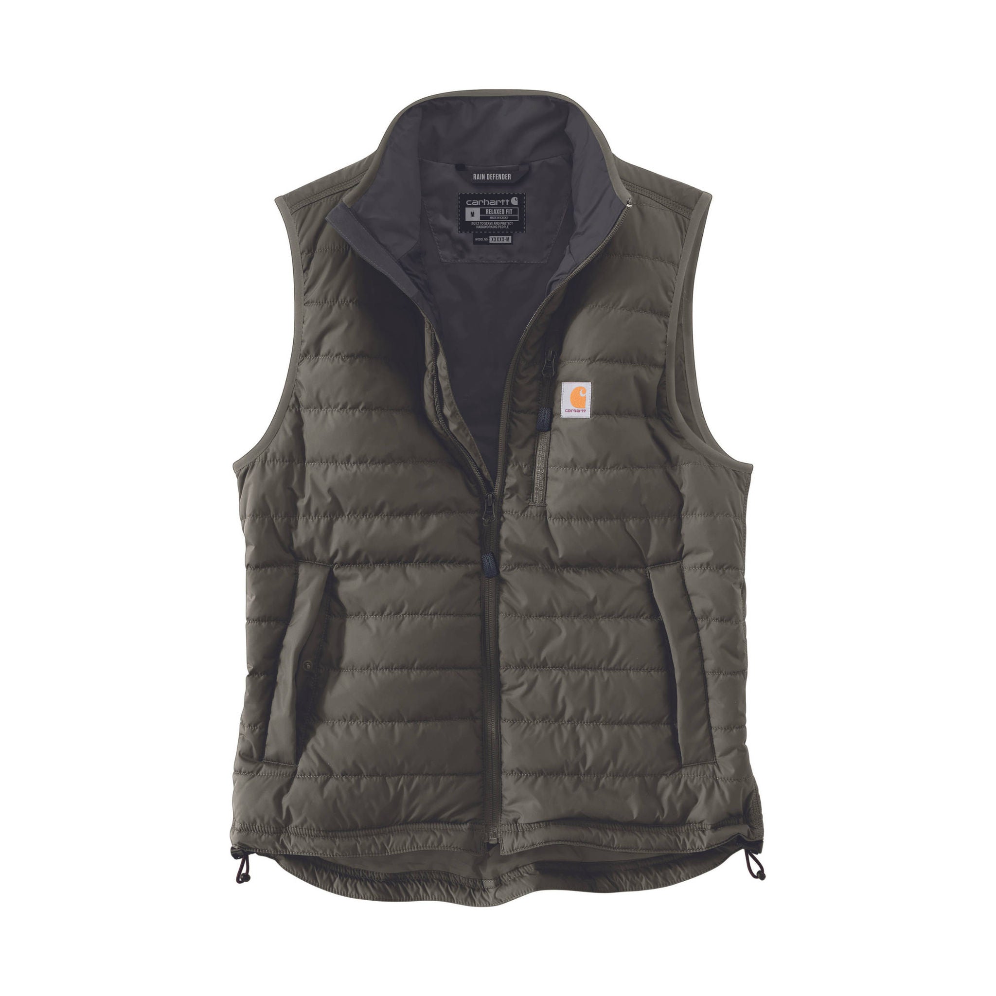 Carhartt Men's Rain Defender Relaxed Fit Lightweight Insulated Vest - Moss by Lenny's Shoe & Apparel