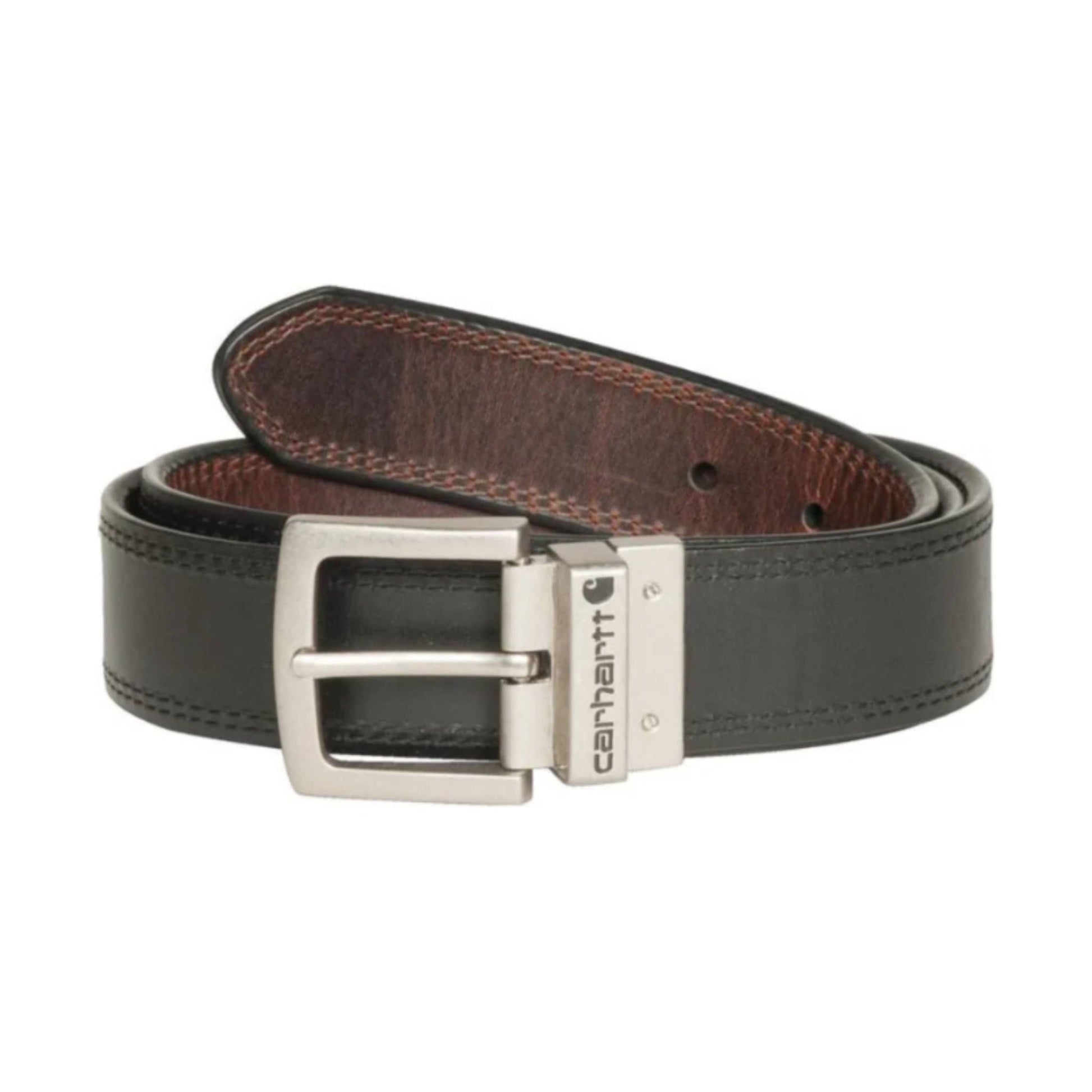 Carhartt Men's Reversible Belt - Brown Black by Lenny's Shoe & Apparel