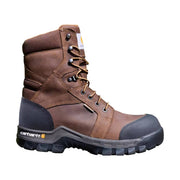 Carhartt Men's Rugged Flex 8-Inch Insulated Composite Toe Work Boot - Dark Brown Oil Tanned by Lenny's Shoe & Apparel
