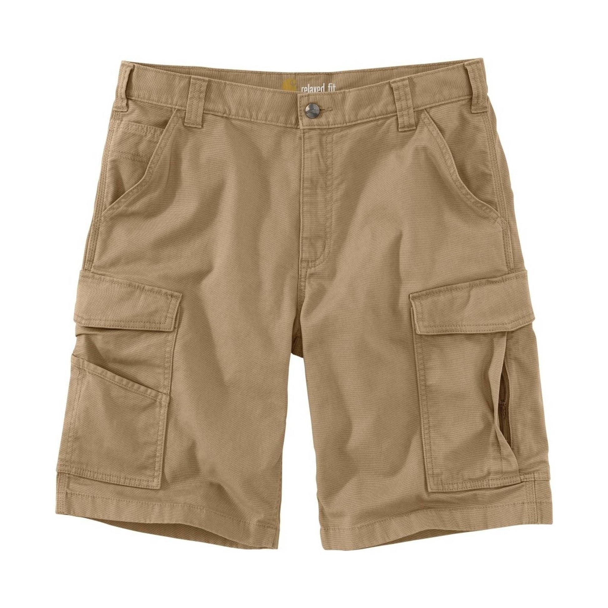 Carhartt Men's Rugged Flex Rigby Cargo Short 11 Inch - Dark Khaki by Lenny's Shoe & Apparel