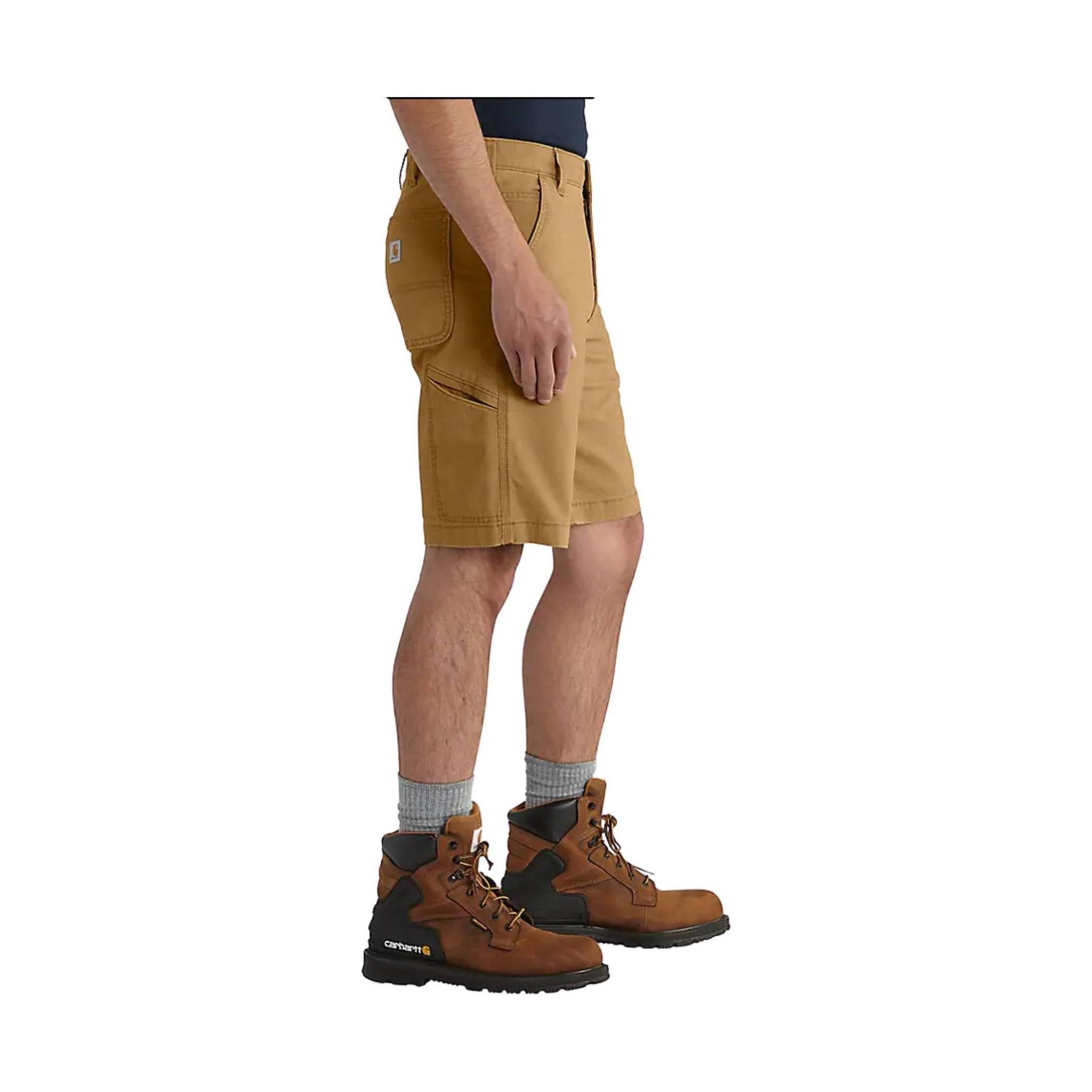 Carhartt Men's Rugged Flex Rigby Short 10 Inch - Hickory by Lenny's Shoe & Apparel