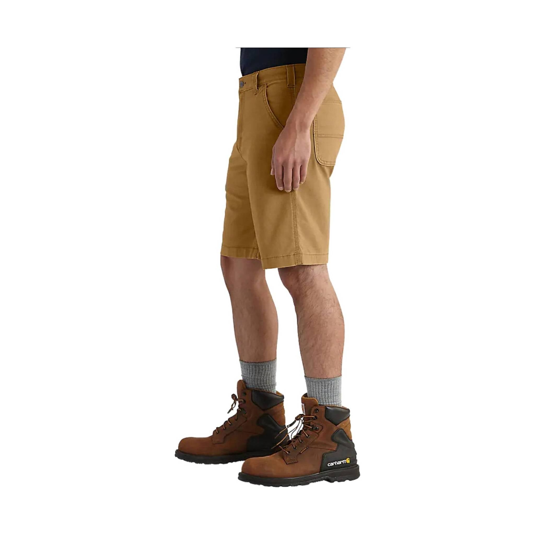 Carhartt Men's Rugged Flex Rigby Short 10 Inch - Hickory by Lenny's Shoe & Apparel