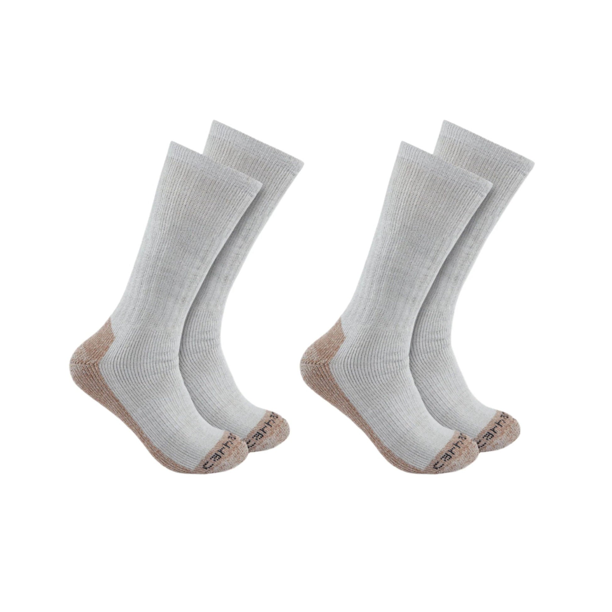 Carhartt Men's Steel Toe Boot 2 Pack Socks - Grey by Lenny's Shoe & Apparel