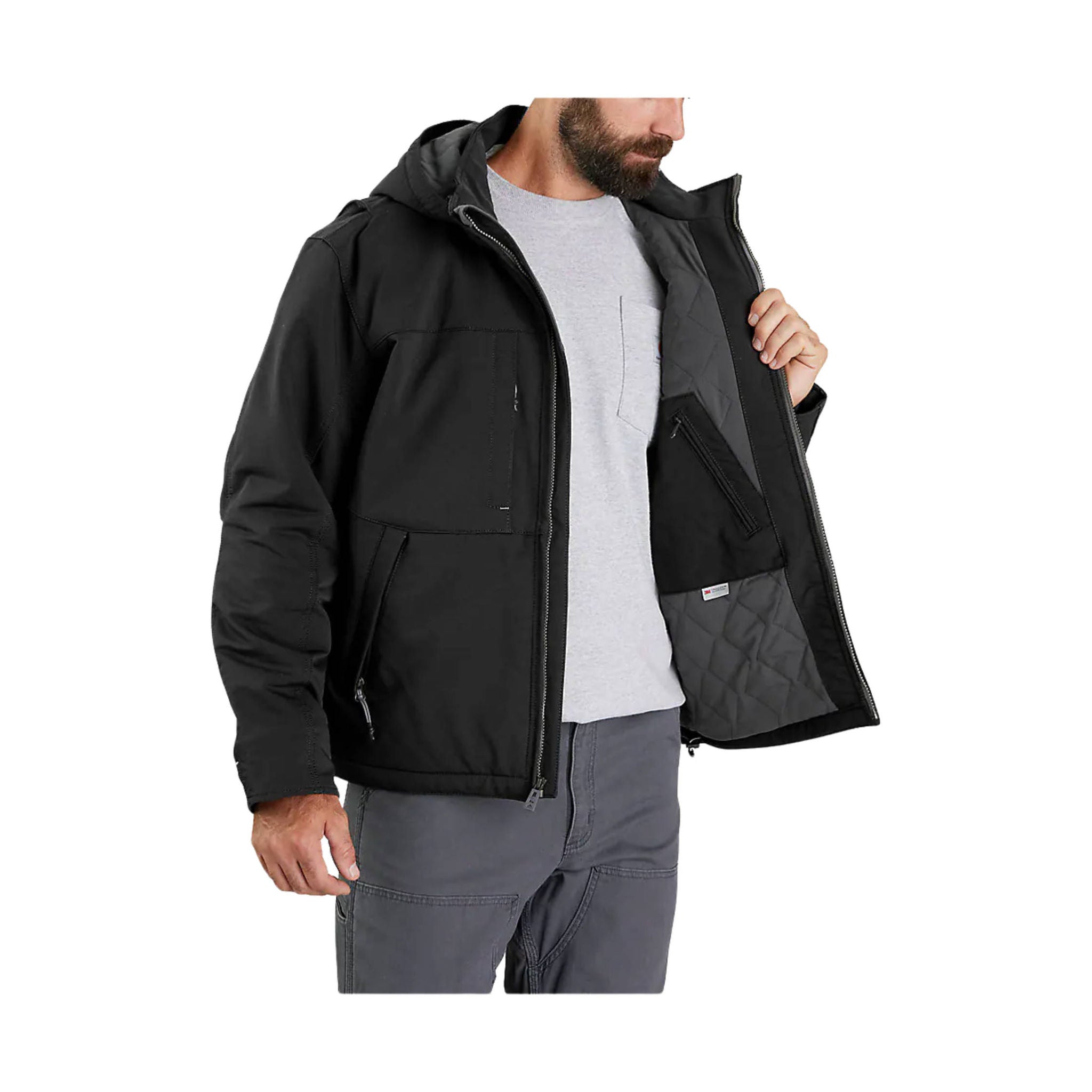 Carhartt Men's Super Dux Full Swing Insulated Tech Jacket - Black by Lenny's Shoe & Apparel