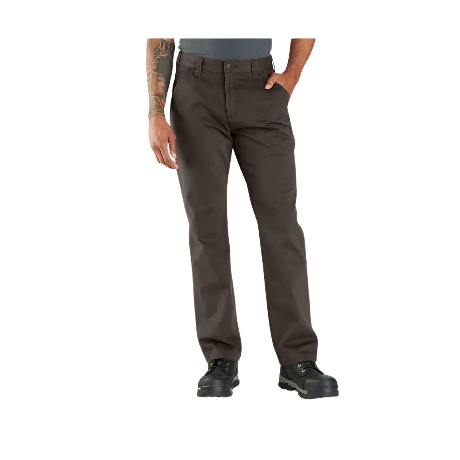Carhartt Men's Utility Twill Relaxed Fit Work Pant - Dark Coffee by Lenny's Shoe & Apparel