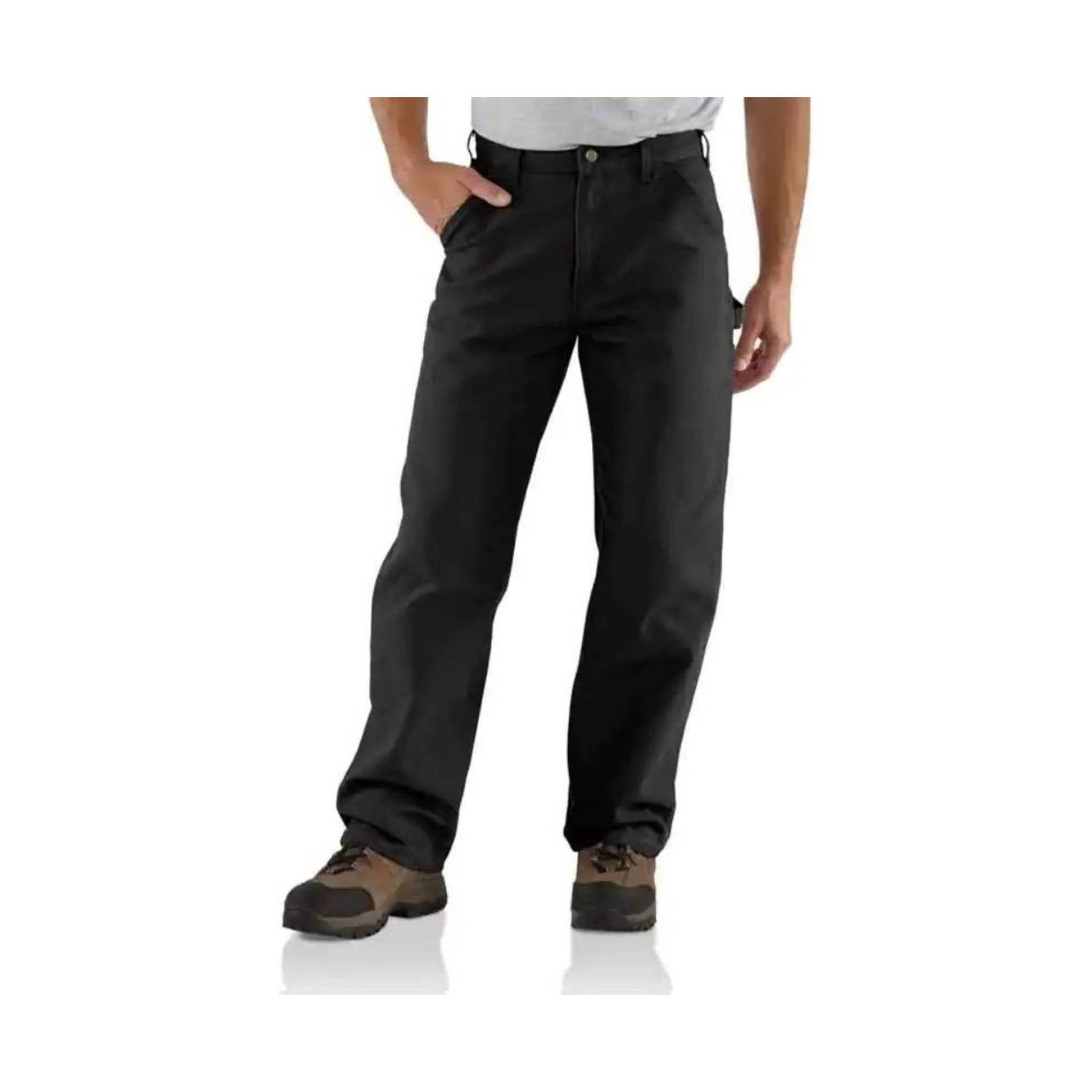 Carhartt Men's Washed Duck Work Dungaree - Black by Lenny's Shoe & Apparel
