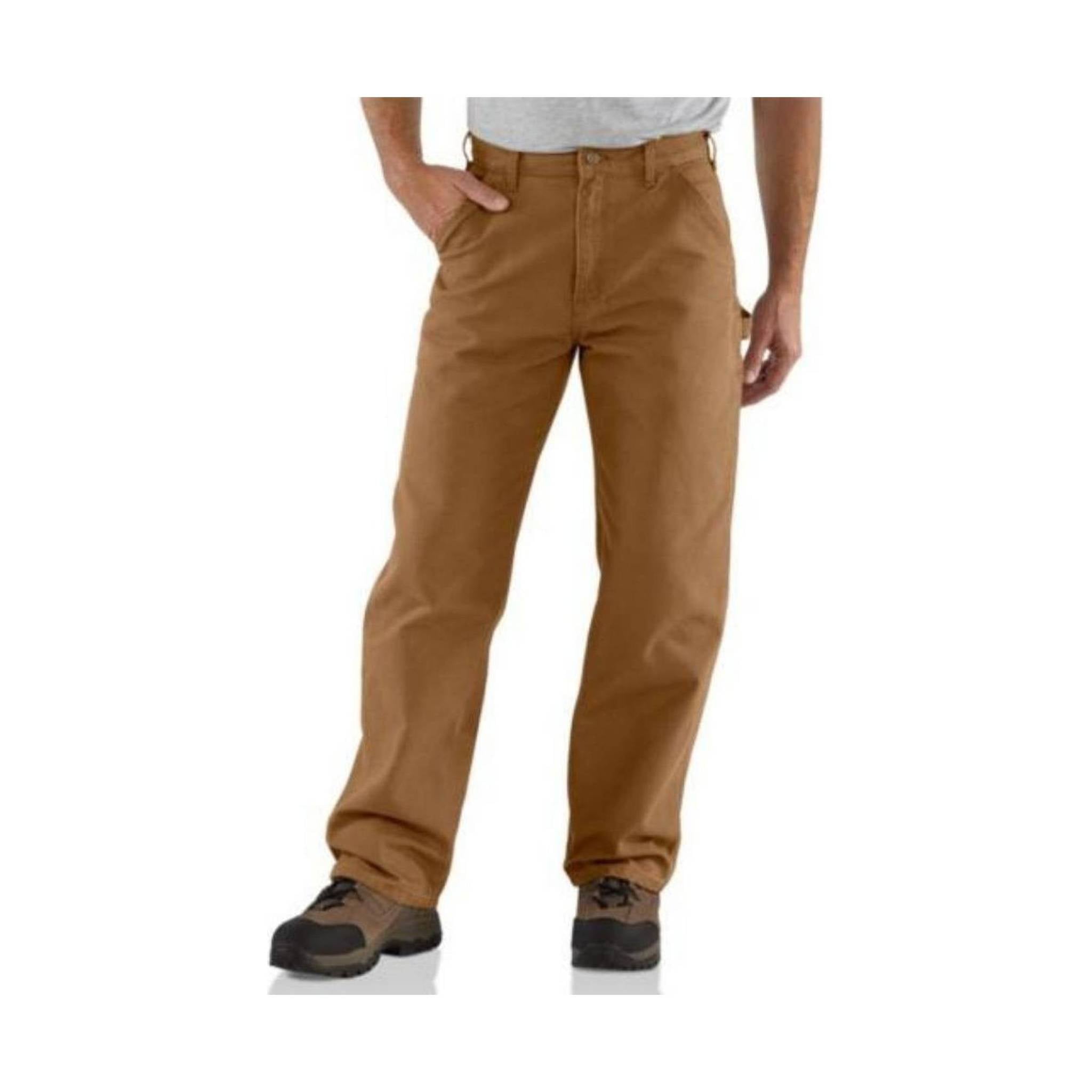 Carhartt Men's Washed Duck Work Dungaree - Carhartt Brown by Lenny's Shoe & Apparel